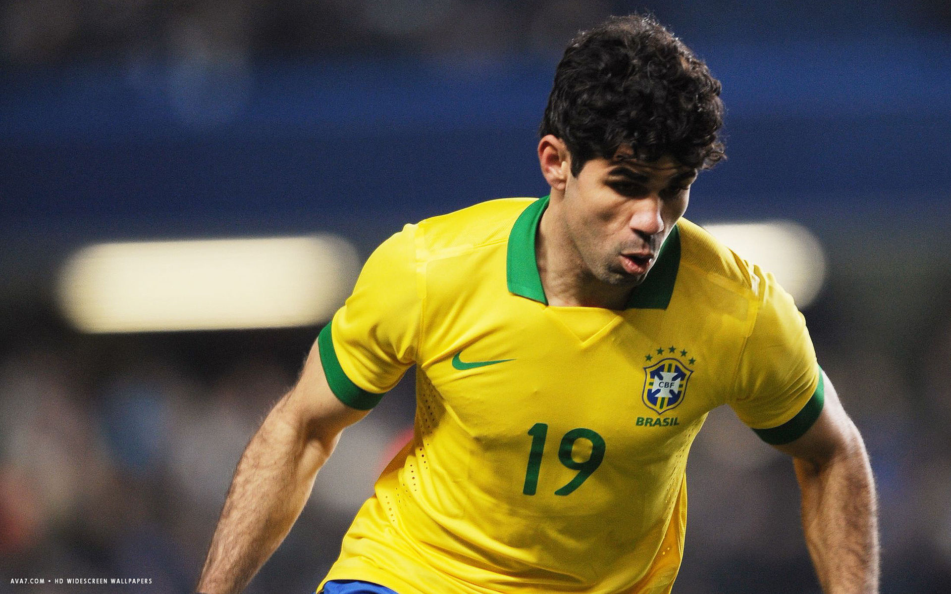 Russia vs Brazil, Diego Costa Wallpaper, 1920x1200 HD Desktop