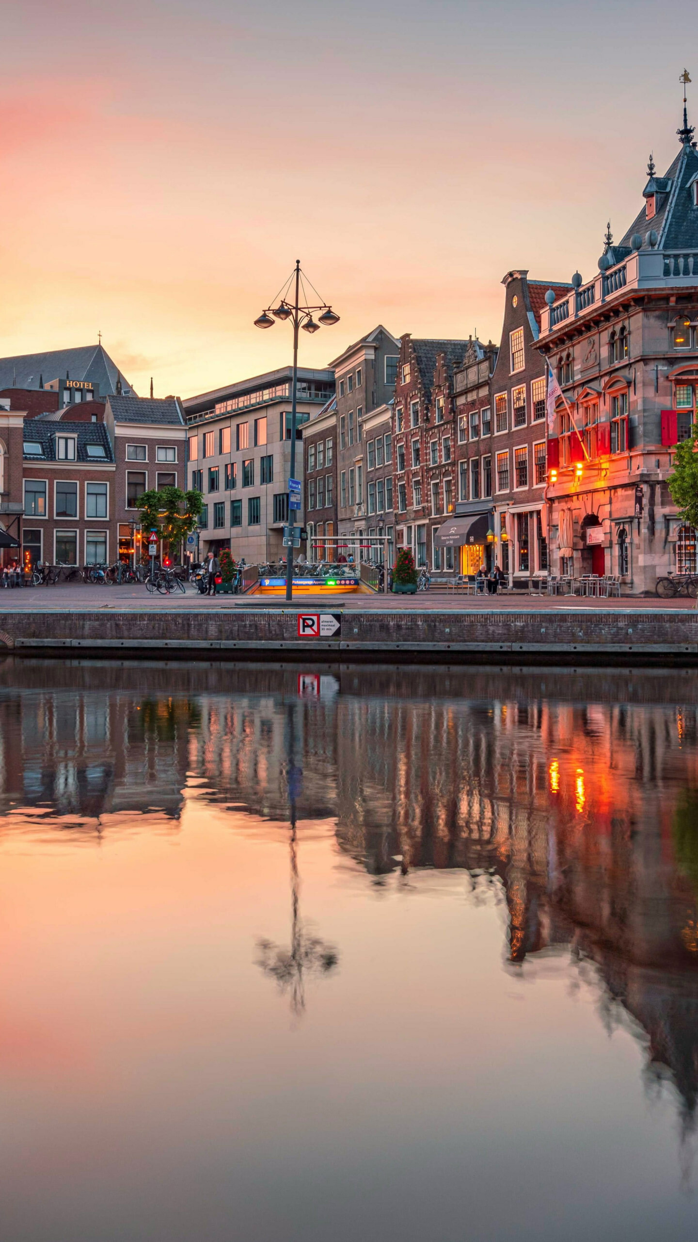 Spaarne Canal, Netherlands Wallpaper, 1440x2560 HD Phone