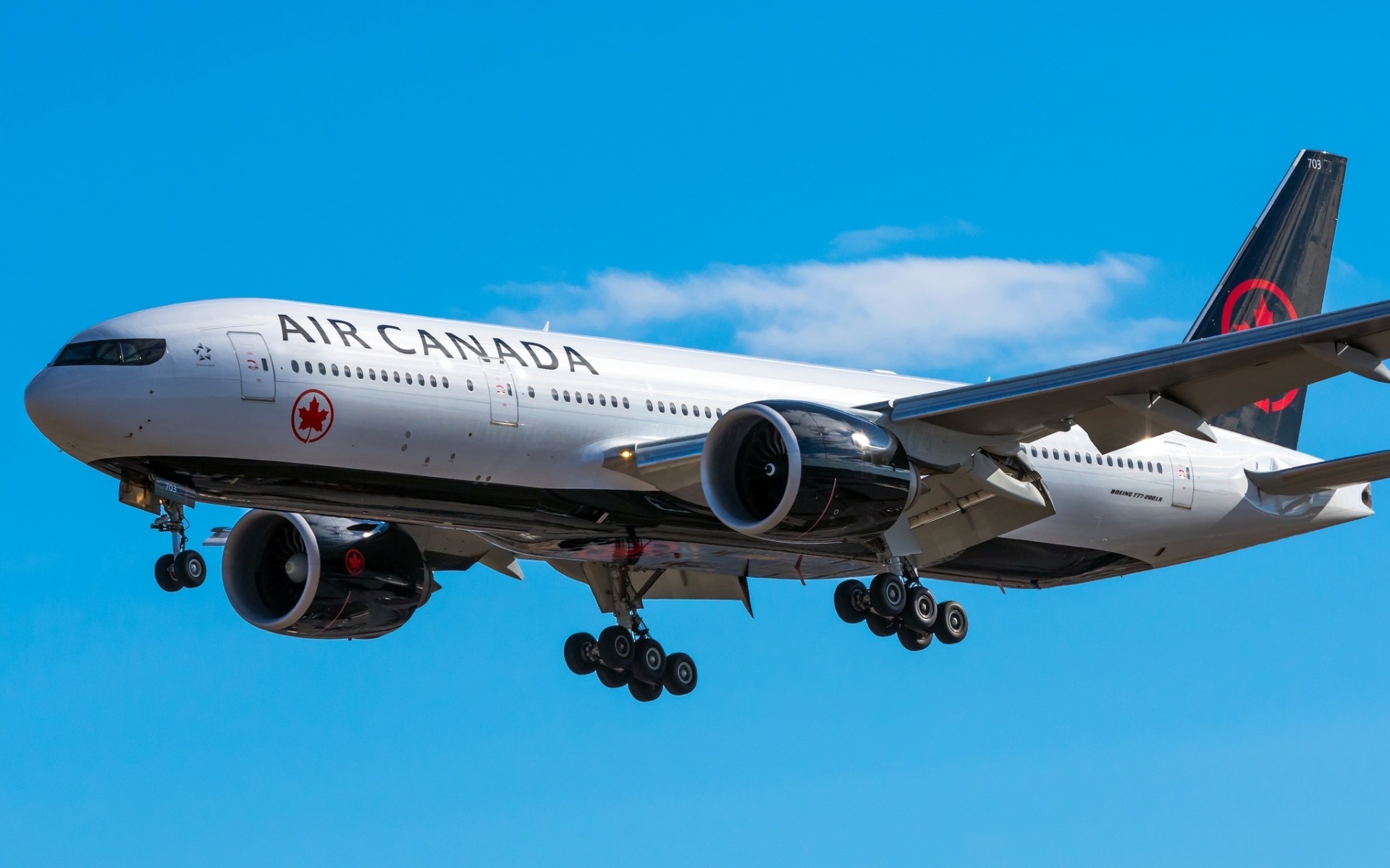 Air Canada Boeing 777, Passagier flugzeug, Himmel Kanada, 1920x1200 HD Desktop
