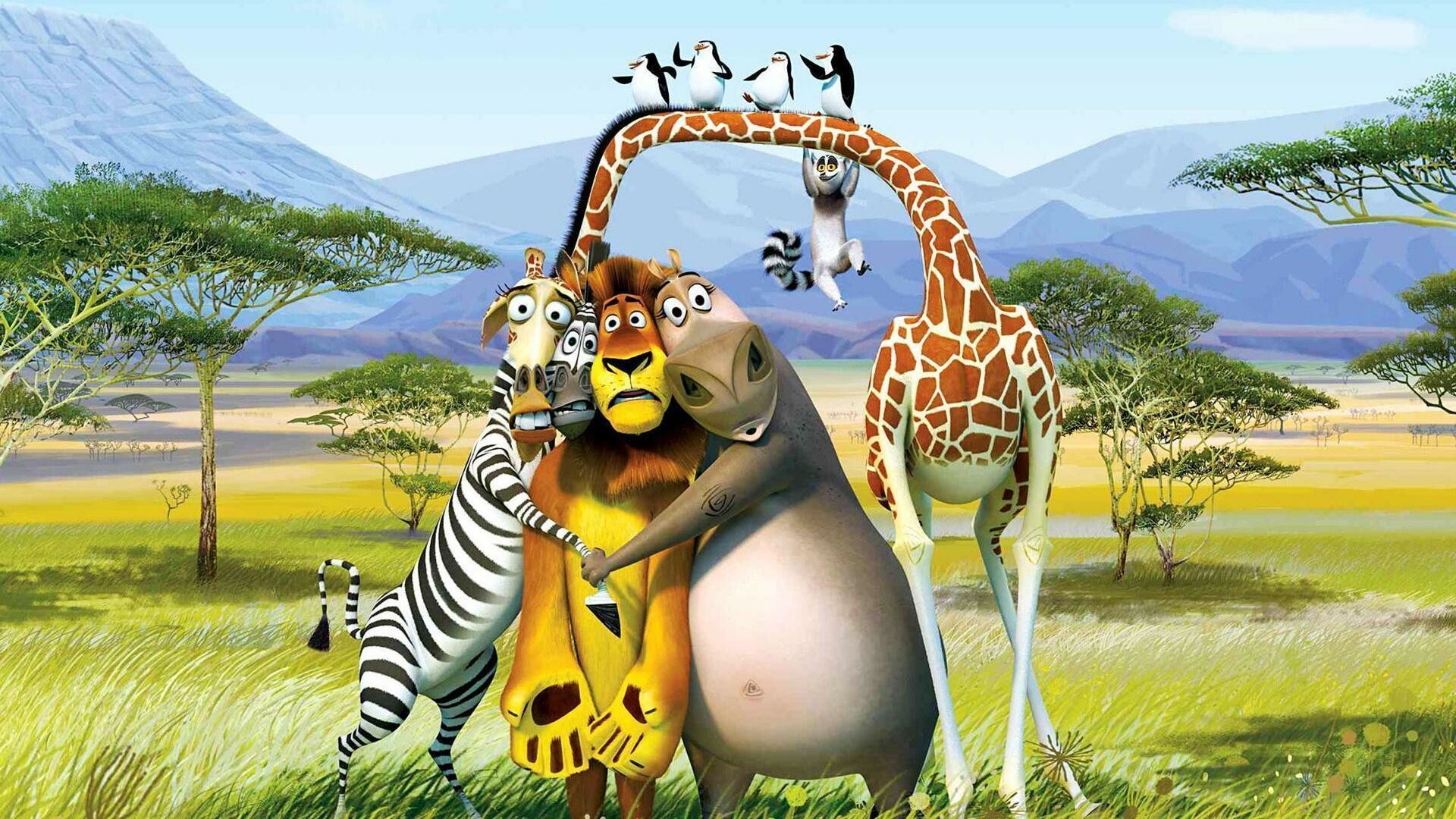 Madagascar, 2nd movie, Animated film, Movie wallpapers, 1920x1080 Full HD Desktop