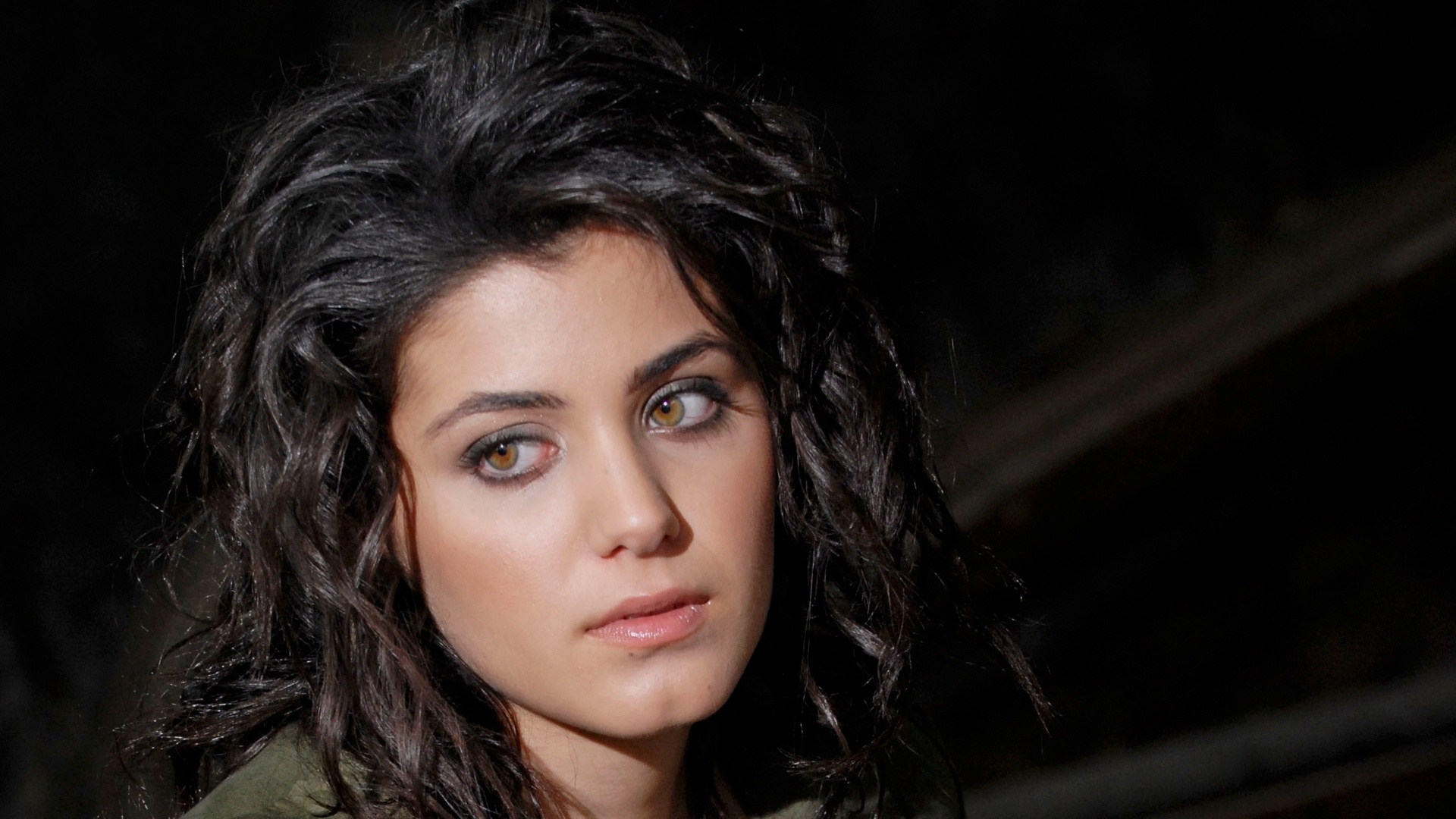 Wallpaper : Katie Melua, girl, face, brunette, eyes - - 746287 - HD Wallpapers 1920x1080
