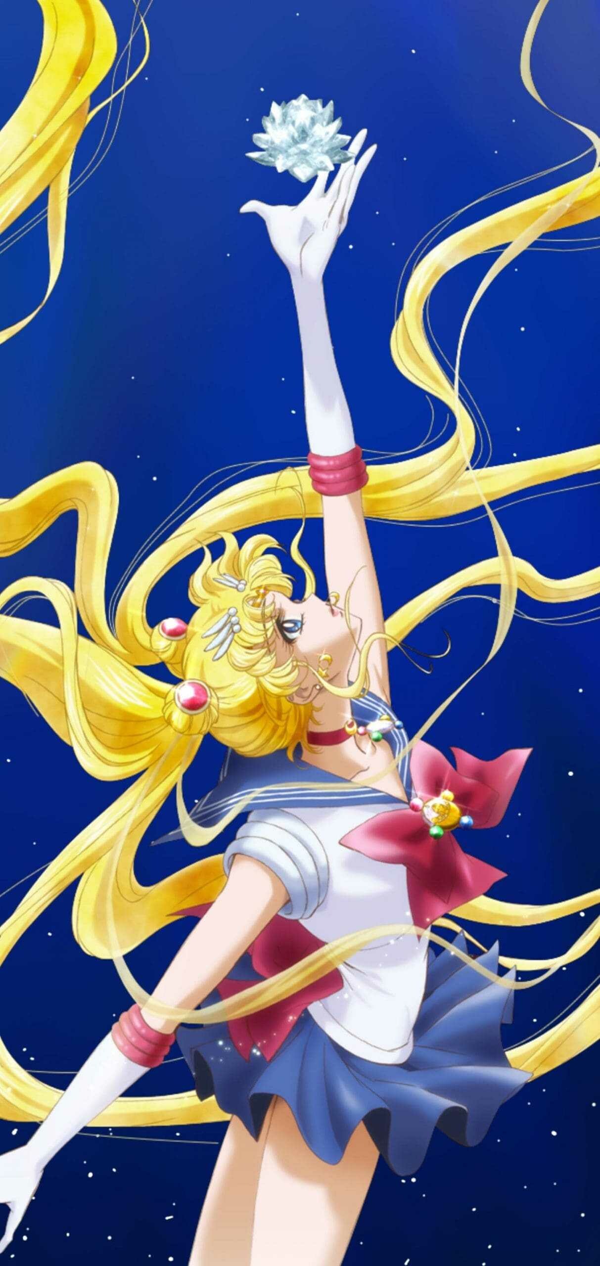 Sailor Moon Eternal, Anime beauty, Magical girl squad, Moonlit enchantment, 1220x2560 HD Phone