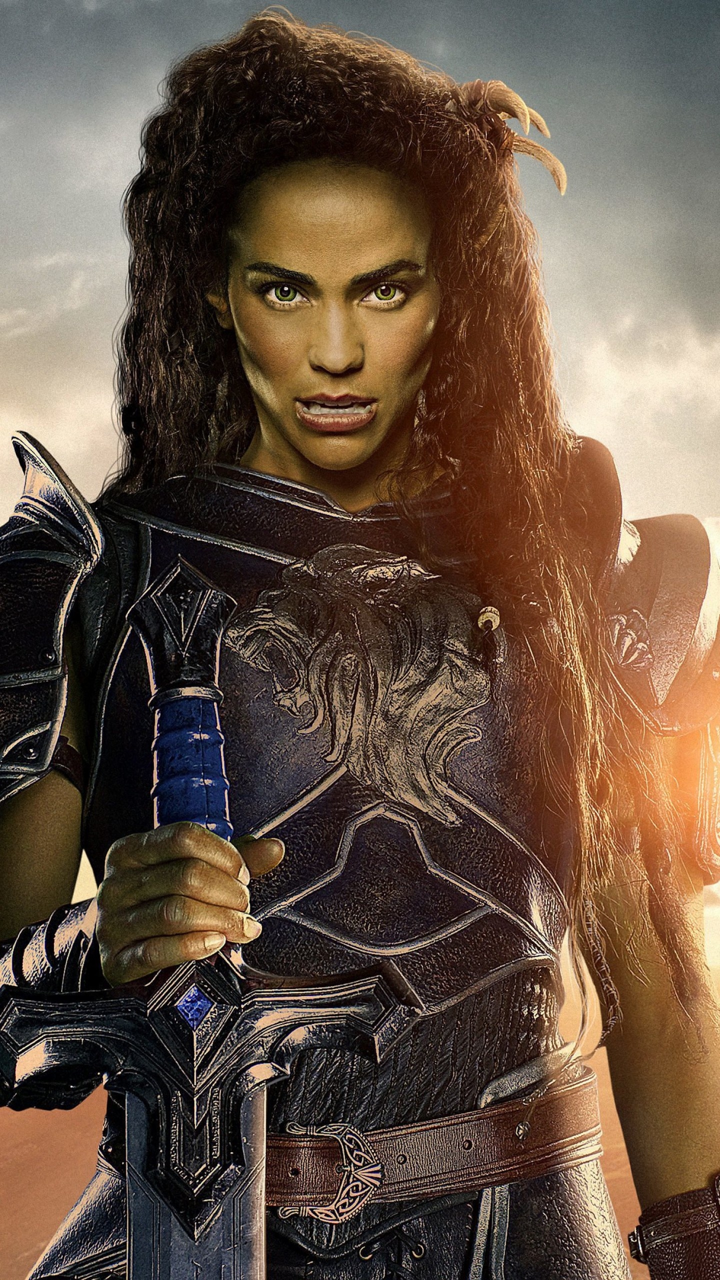 Paula Patton, Warcraft Garona, Best movies 2016, Movies, 1440x2560 HD Phone