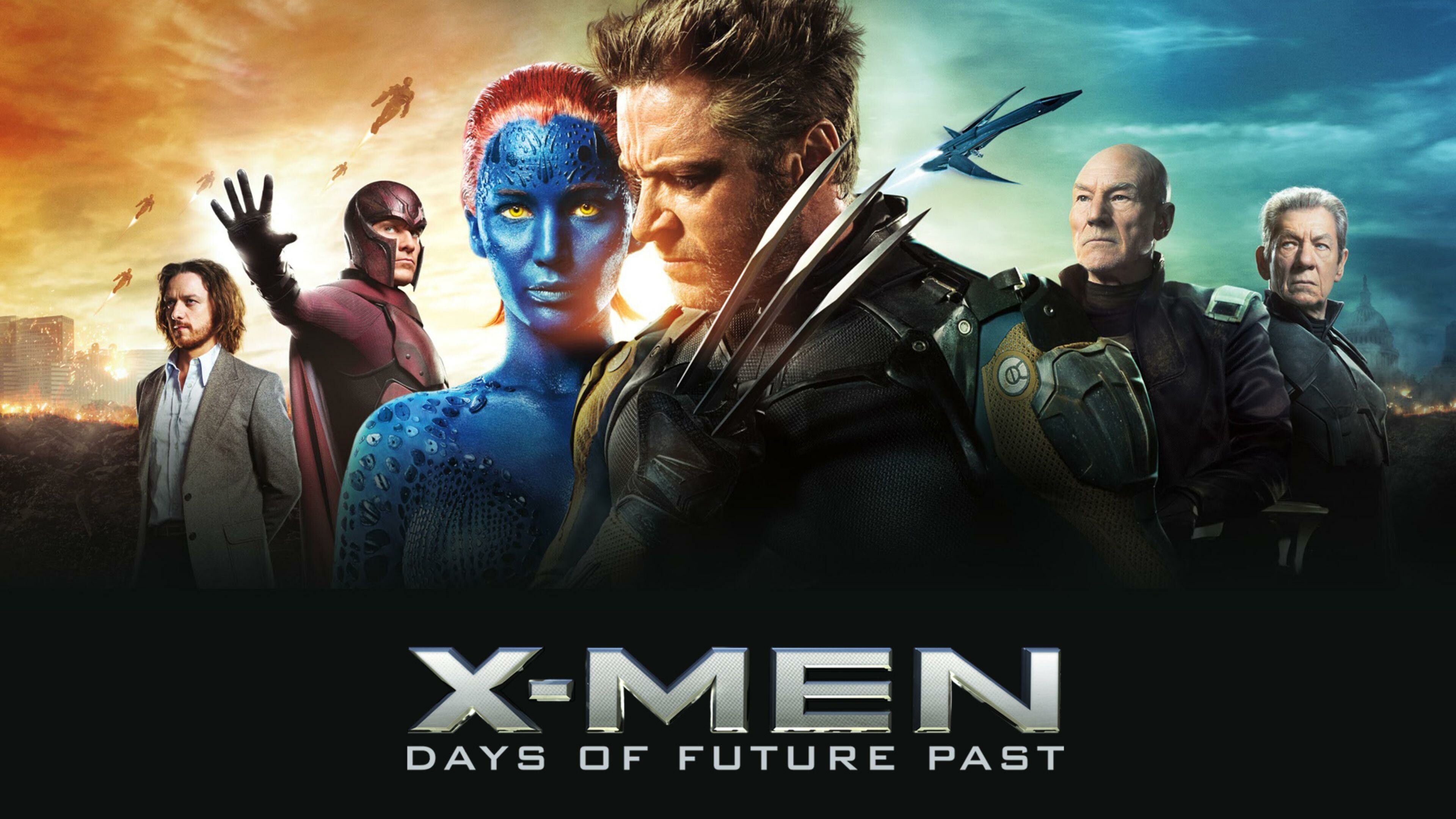 X-Men movies, Days of Future Past wallpapers, Time-traveling adventure, Mutant revolution, 3840x2160 4K Desktop