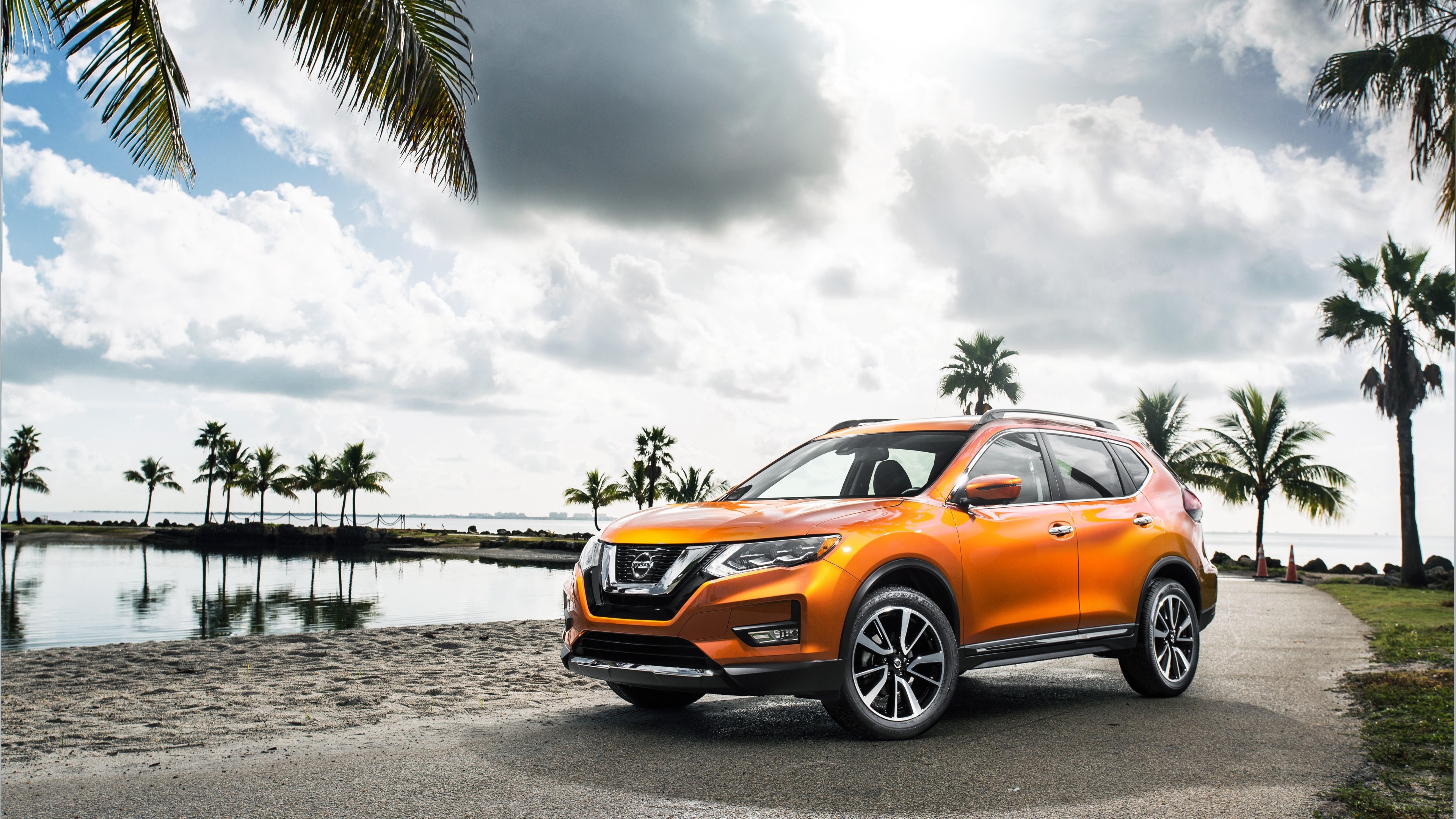 Nissan Rogue Sport, Striking wallpaper, Hybrid crossover, Innovative design, 3840x2160 4K Desktop