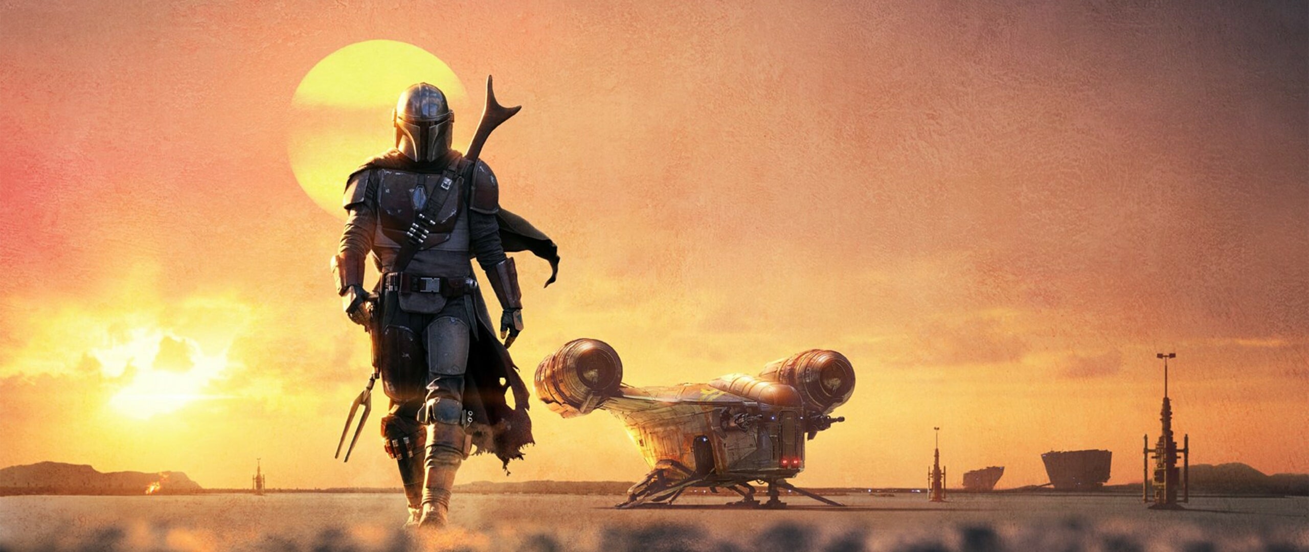 The Mandalorian, Star Wars Wallpaper, 2560x1080 Dual Screen Desktop