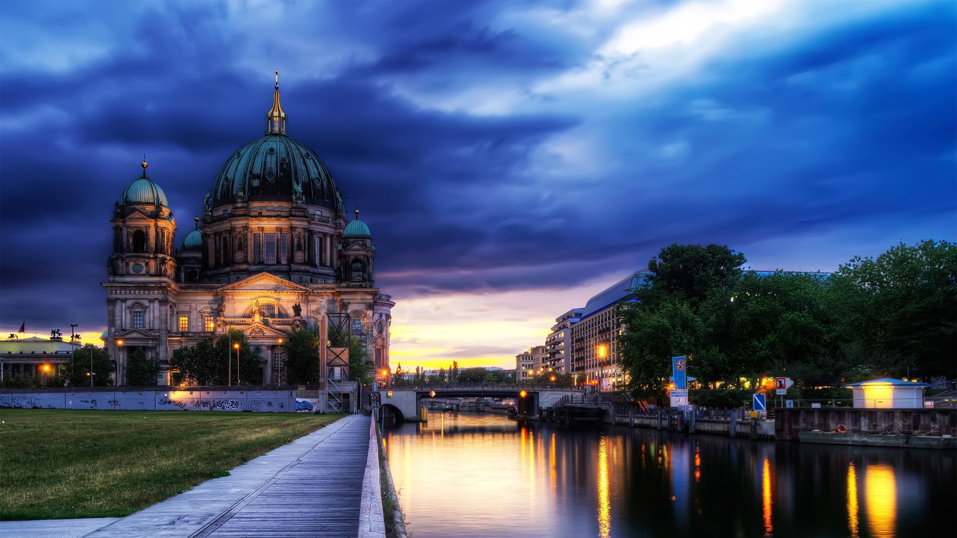 Berliner Dom, Secret world, Museum Island, 1920x1080 Full HD Desktop