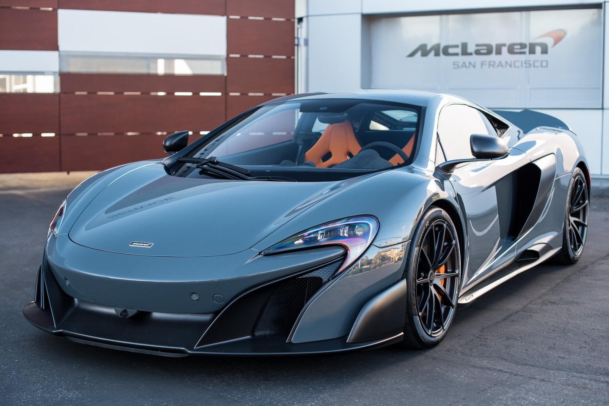 McLaren 675 LT, Chicane grey beauty, Coupe masterpiece, Wallpaper-worthy car, 2050x1370 HD Desktop