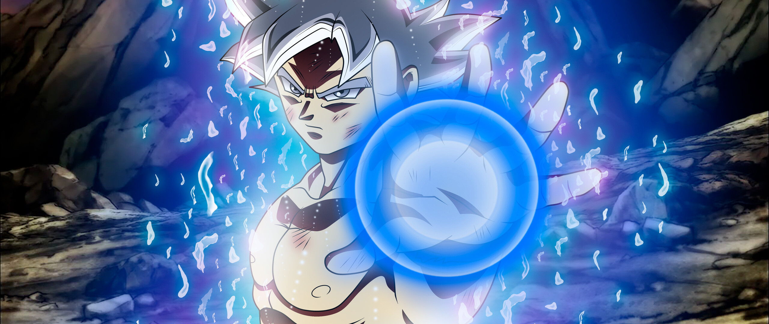 5k Goku Migatte No Gokui Dominado, Dragon Ball Super, 2560x1080 Dual Screen Desktop