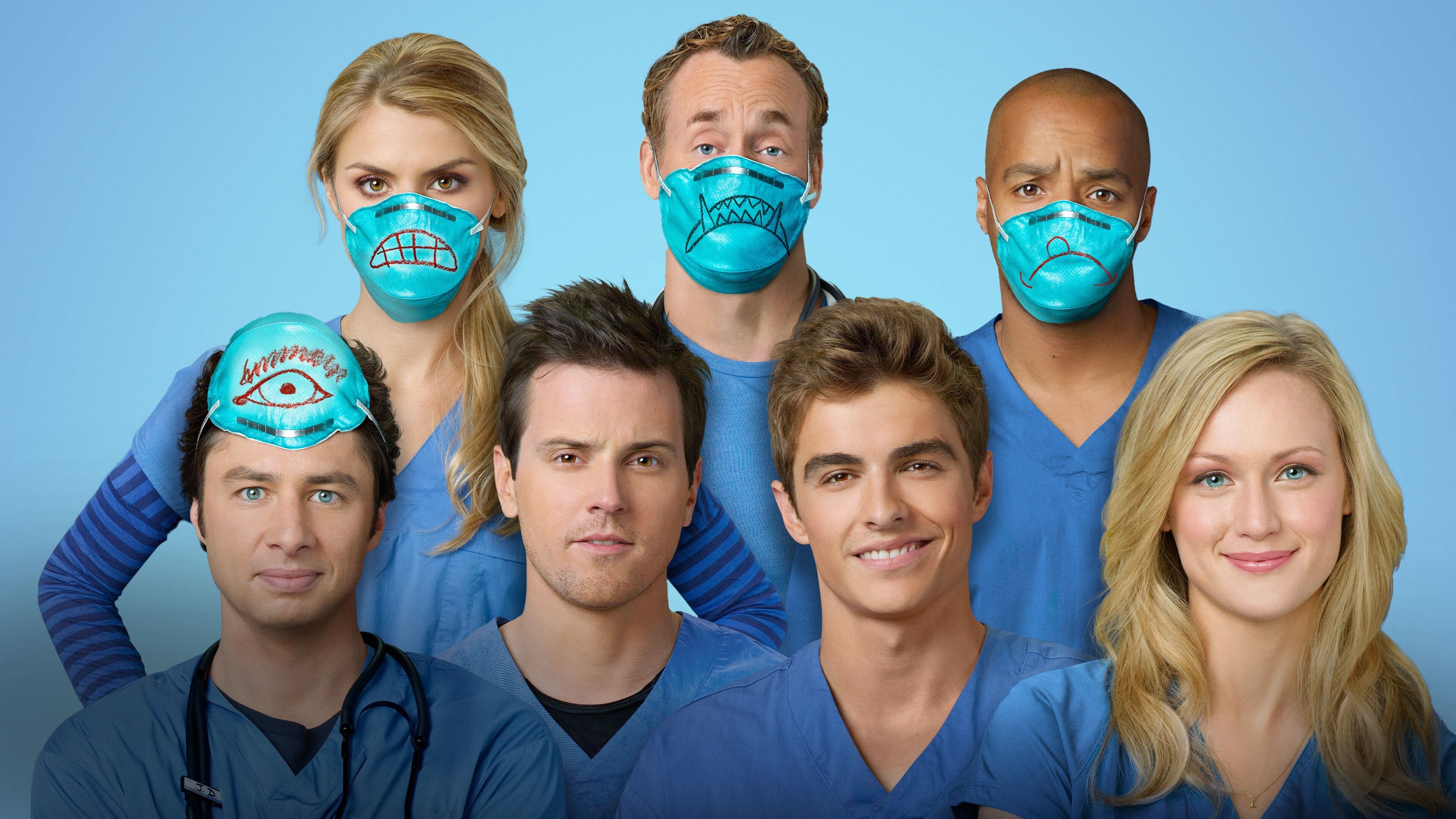 Scrubs, TV series, 2001-2010, Backdrops, 3840x2160 4K Desktop