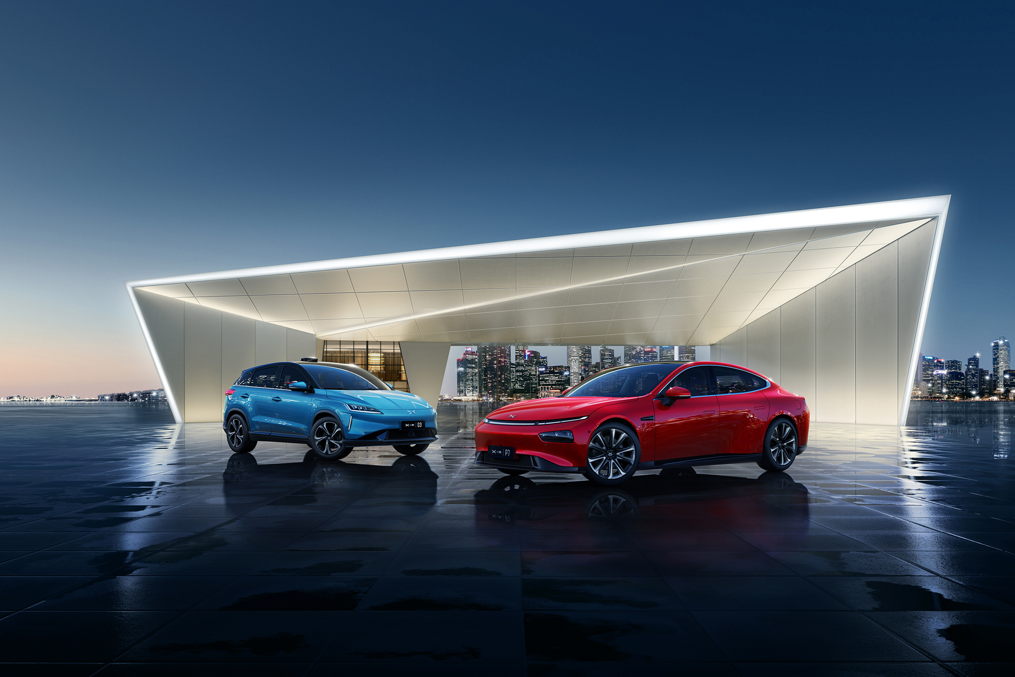 P7 vs G3, XPeng P7 Sedan Wallpaper, 3250x2160 HD Desktop