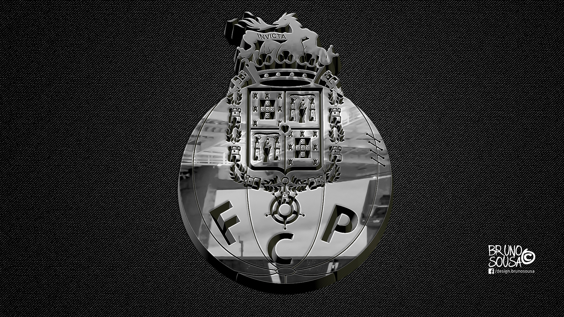 Monochrome, FC Porto Wallpaper, 1920x1080 Full HD Desktop