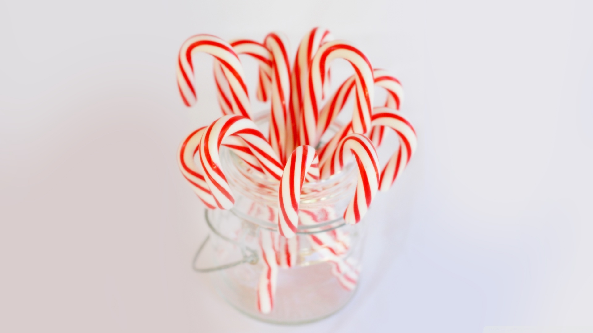 Candy cane ultra HD wallpaper, Festive 4K background, Peppermint delight, High resolution image, 1920x1080 Full HD Desktop