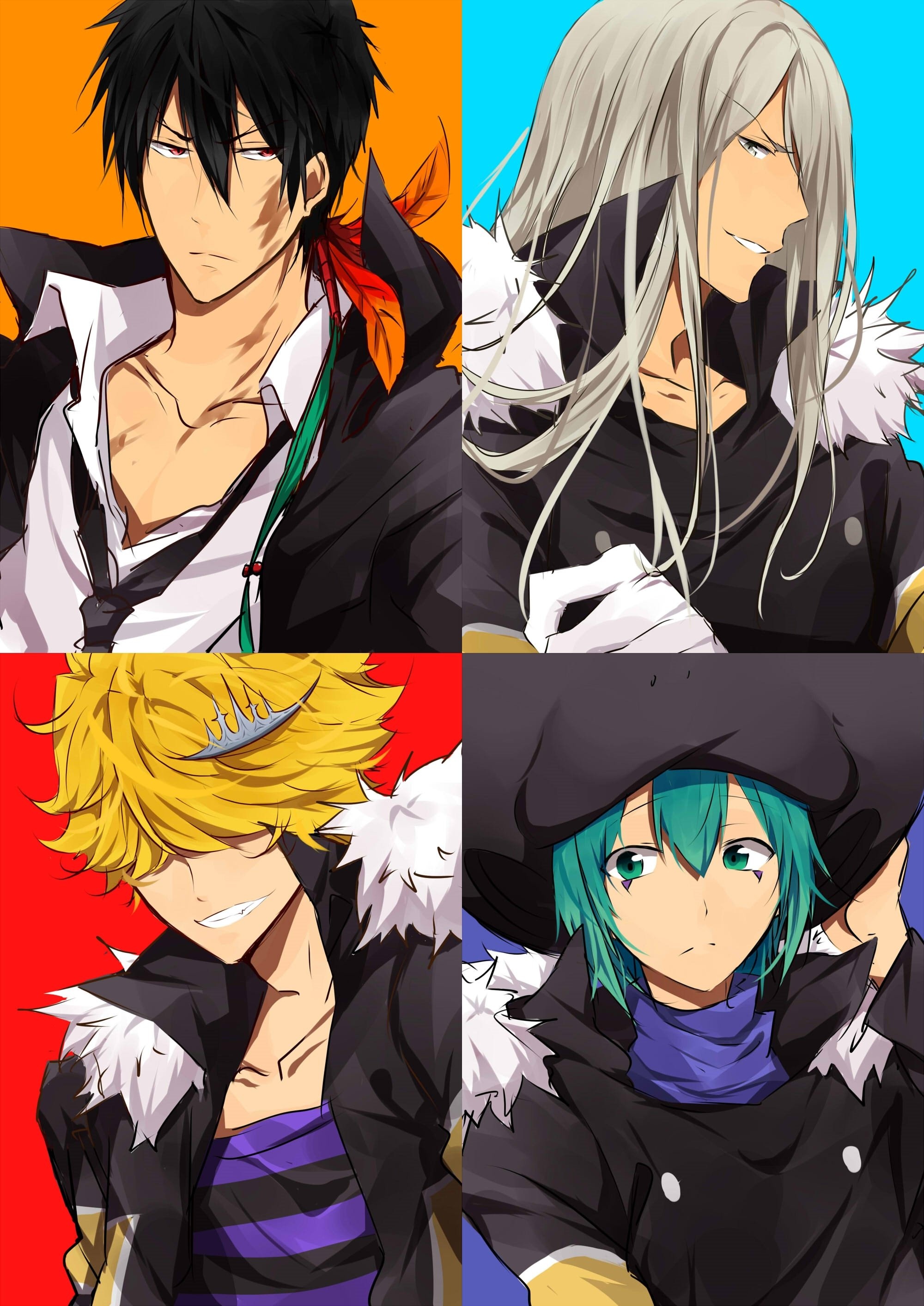 Katekyo Hitman Reborn!, Xanxus, Fran, Superbi Squalo, 2000x2830 HD Phone
