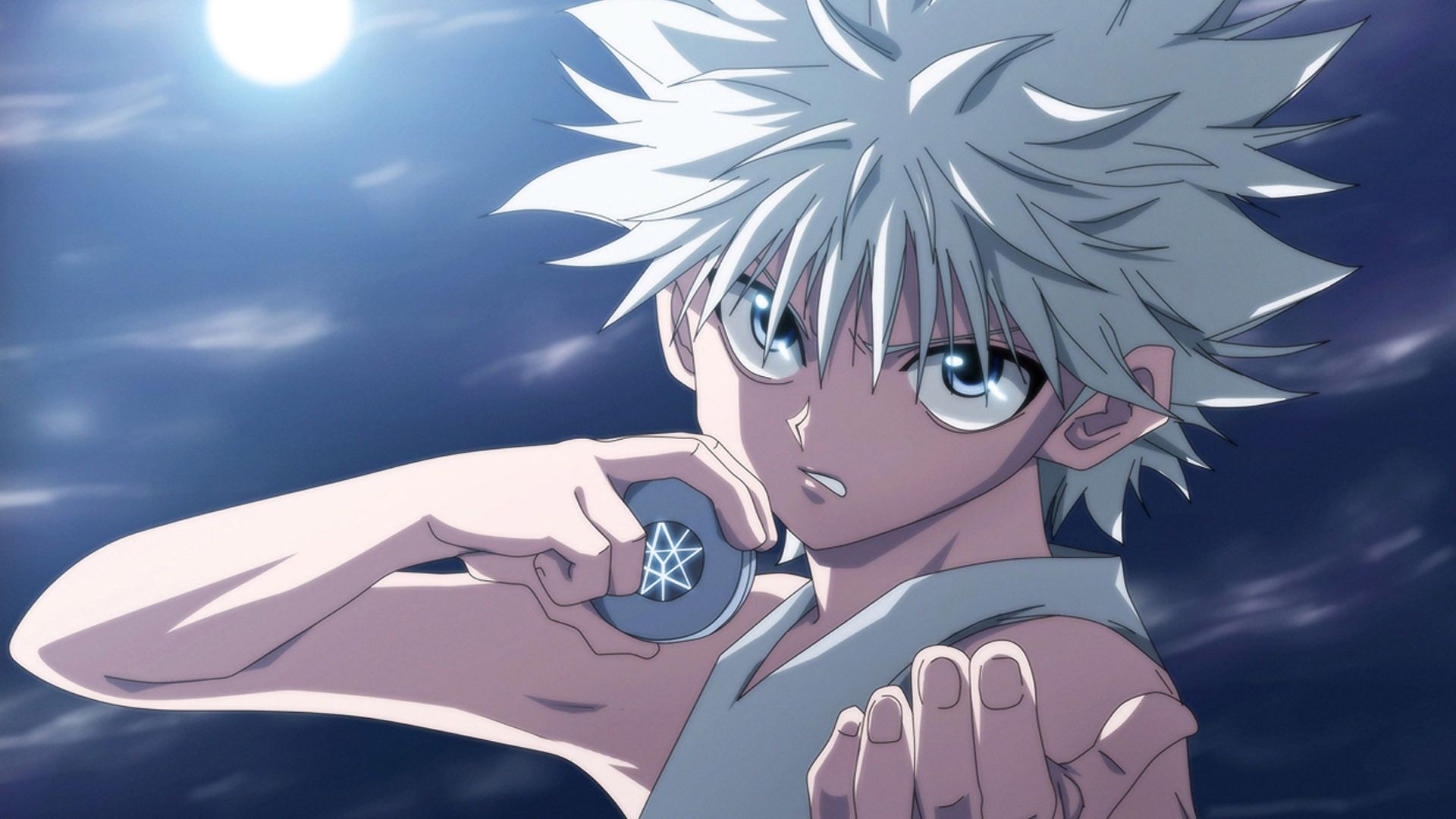 Killua Zoldyck, 4k HD wallpapers, Anime series, Lightning powers, 1920x1080 Full HD Desktop