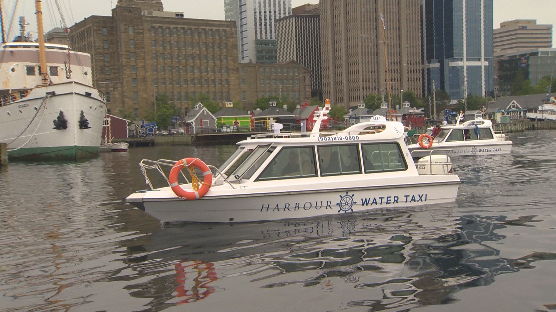 Water taxis, Halifax, New harbour, 1920x1080 Full HD Desktop