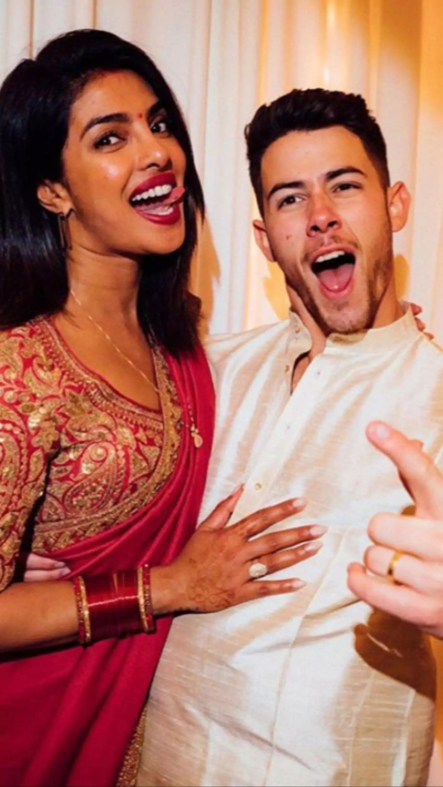 Adorable moments, Favorite couple, Priyanka Chopra, Nick Jonas, 1410x2500 HD Phone