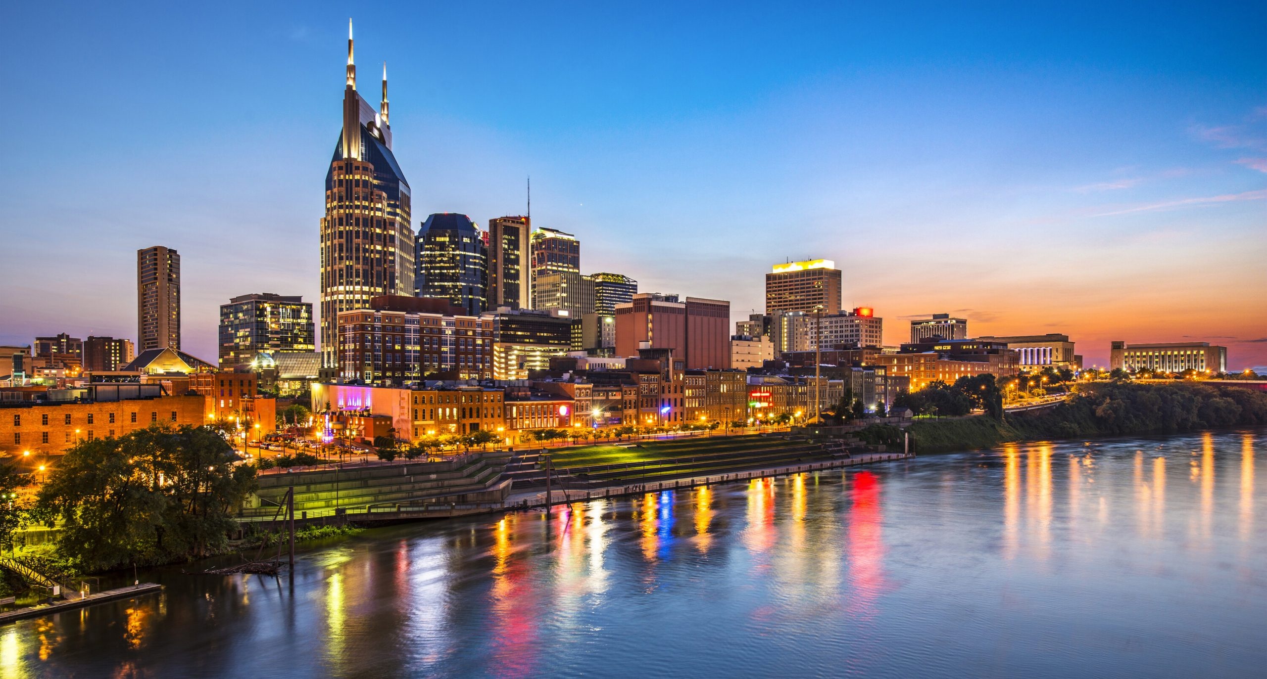 Nashville Skyline, Home expo, Urban charm, Music city, 2560x1380 HD Desktop