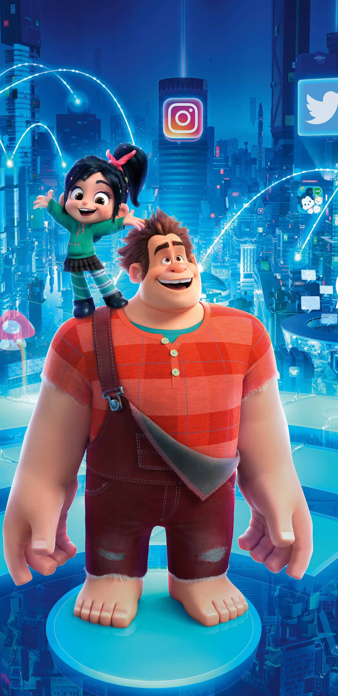 Wreck-It Ralph 2018, Samsung Galaxy S8, HD image, Background, 1440x2960 HD Phone