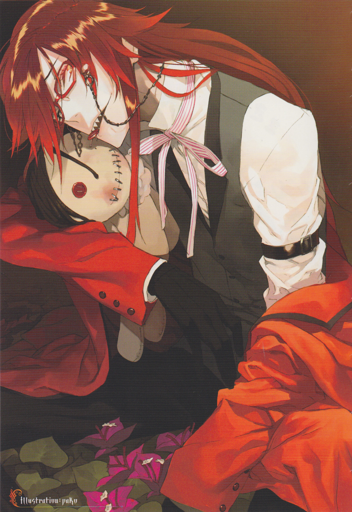 Grell Sutcliff, Anime, Kuroshitsuji, Zerochan, 1480x2150 HD Phone