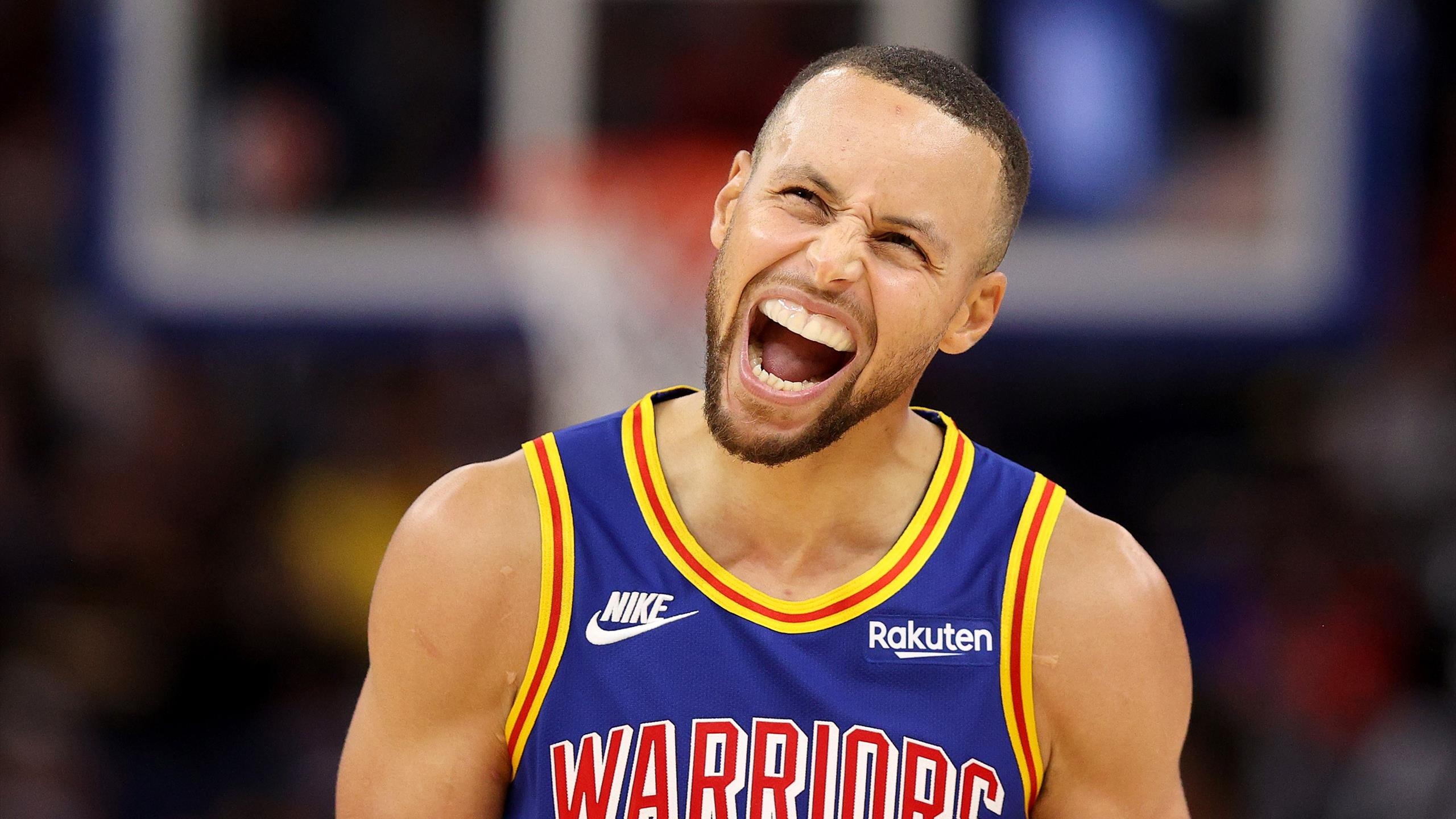 Stephen Curry breaks Ray Allen's record, Golden State Warriors, US sports, 2560x1440 HD Desktop