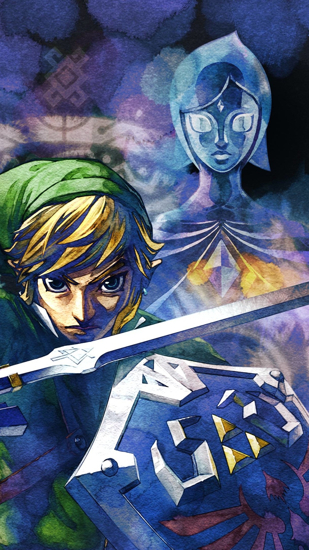 The Legend of Zelda, Skyward Sword, Gaming epic, Hero's tale, 1080x1920 Full HD Phone