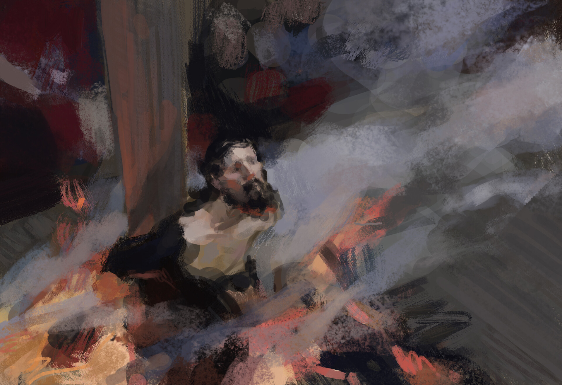 Giordano Bruno, Samir Rakhmanov, Execution of, Restoration center, 1920x1320 HD Desktop