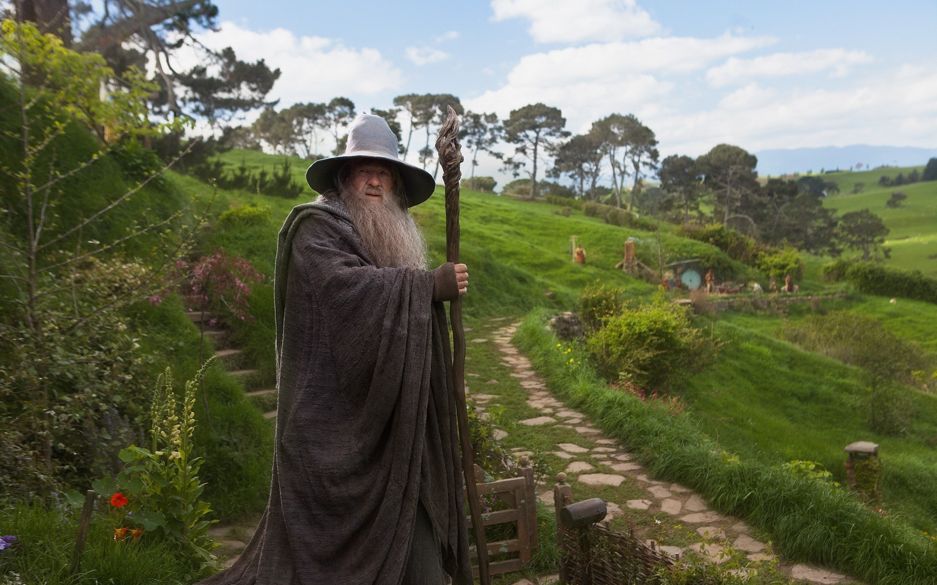 Ian McKellen, Gandalf wallpaper, Lord of the Rings, Fantasy landscapes, 1920x1200 HD Desktop