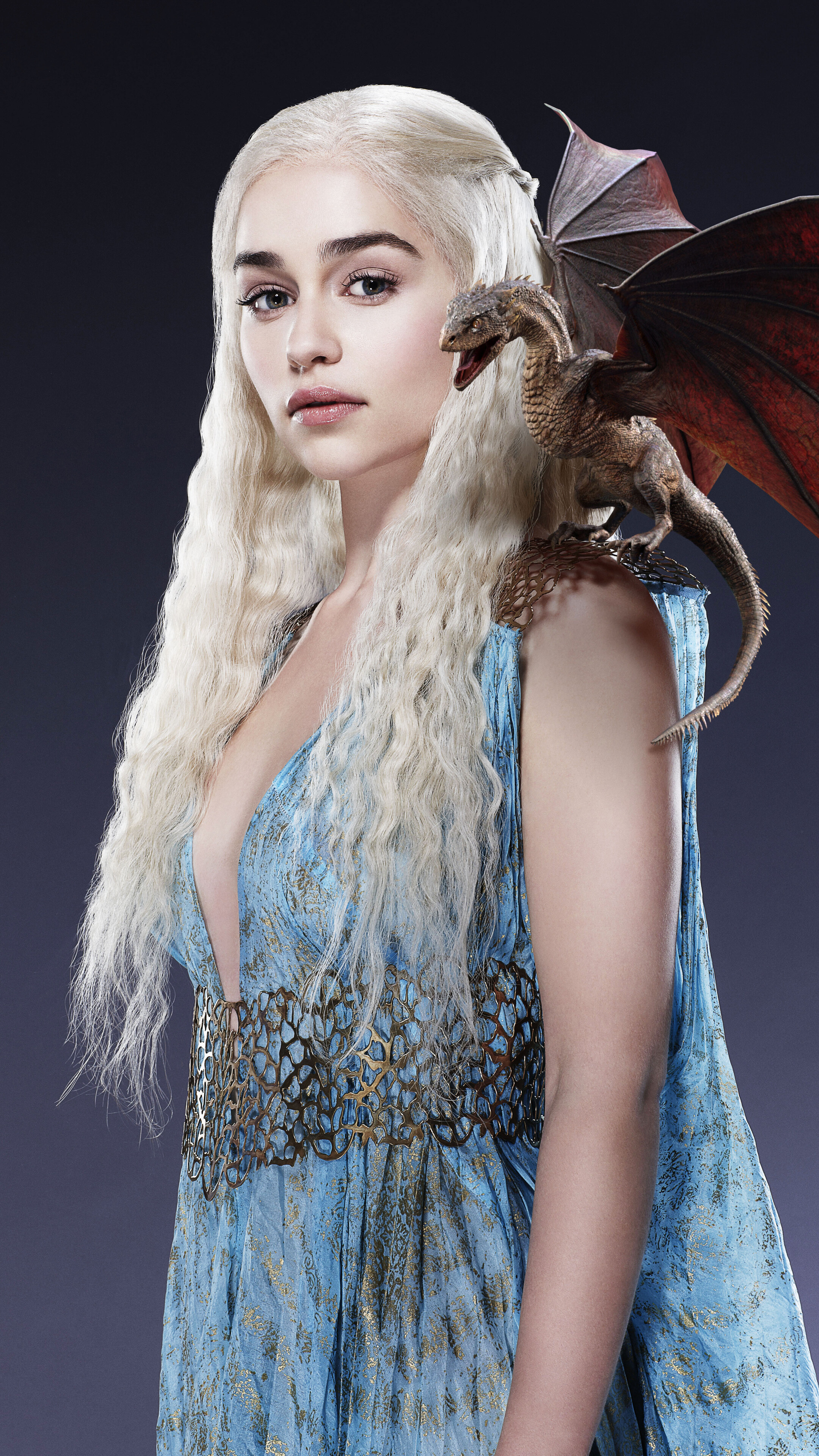 Dragon, Daenerys, Sony Xperia X, XZ, 2160x3840 4K Phone