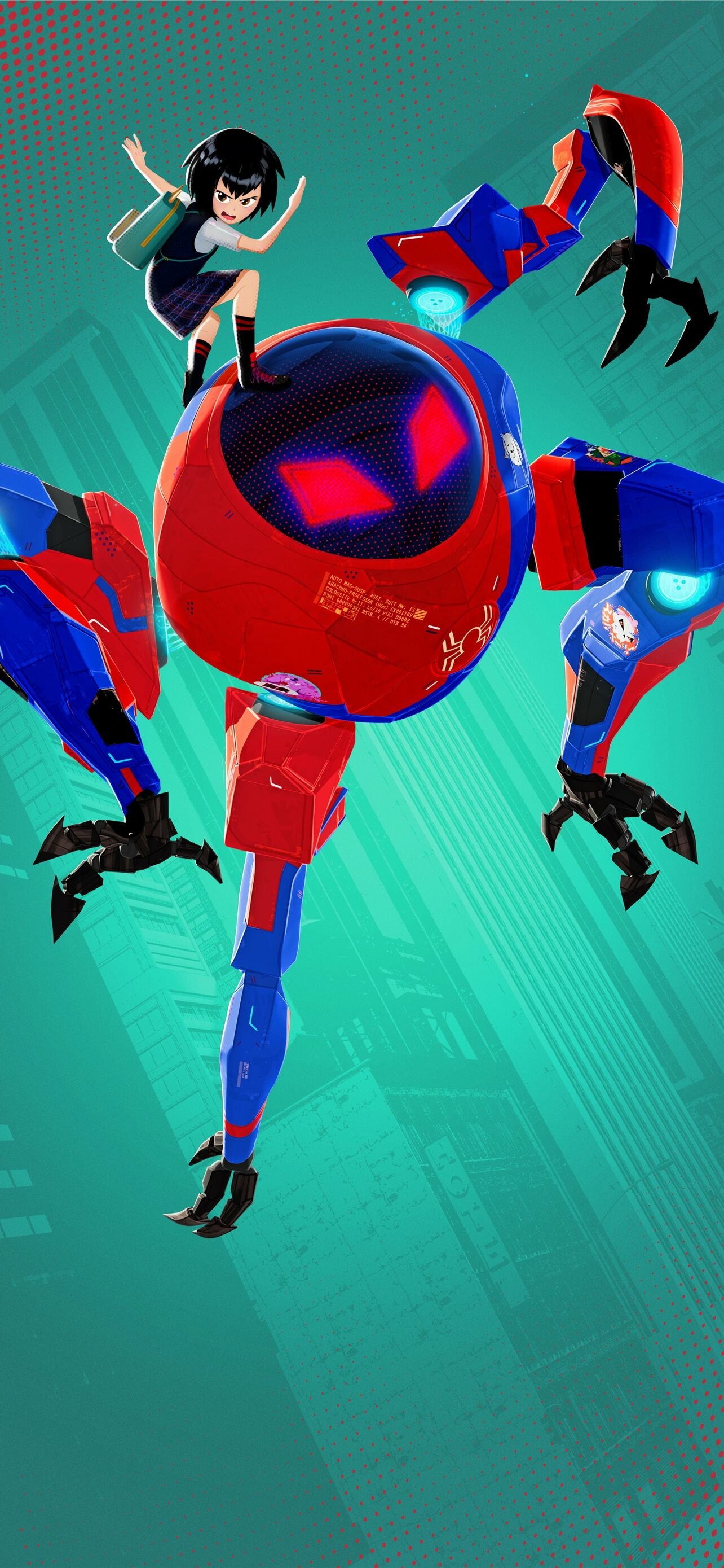 Peni Parker, Spider-Man: Into the Spider-Verse Wallpaper, 1290x2780 HD Phone