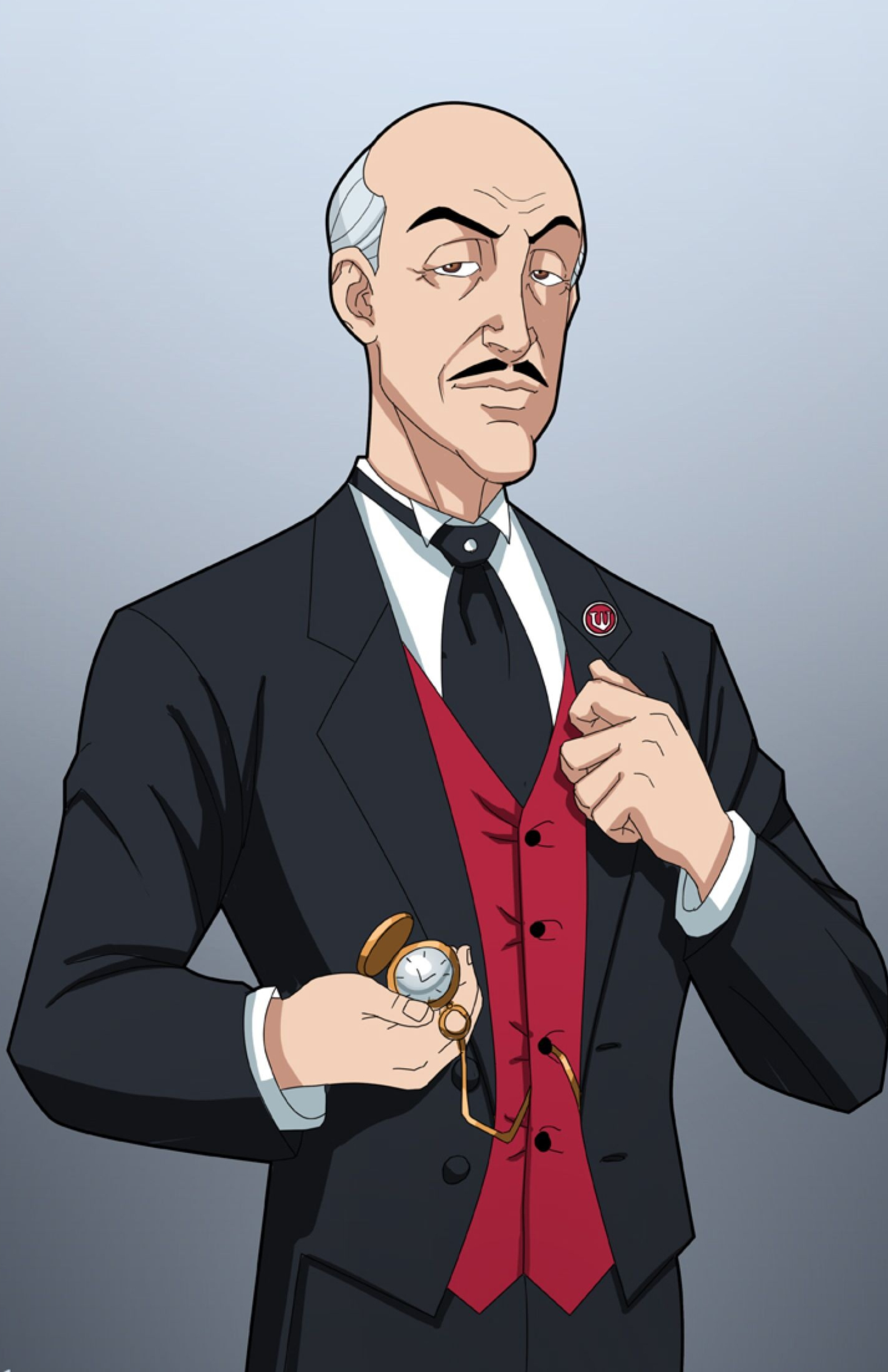 Alfred Pennyworth, DC Comics character, Superhero comic art, 1590x2450 HD Phone