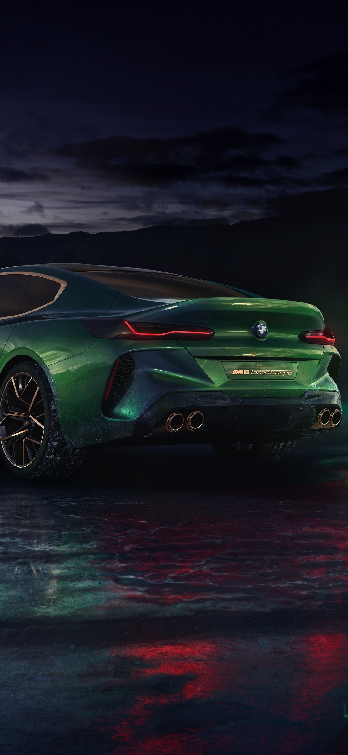 BMW Concept M8, Gran Coupe, Automotive Innovation, Luxury, 1130x2440 HD Phone