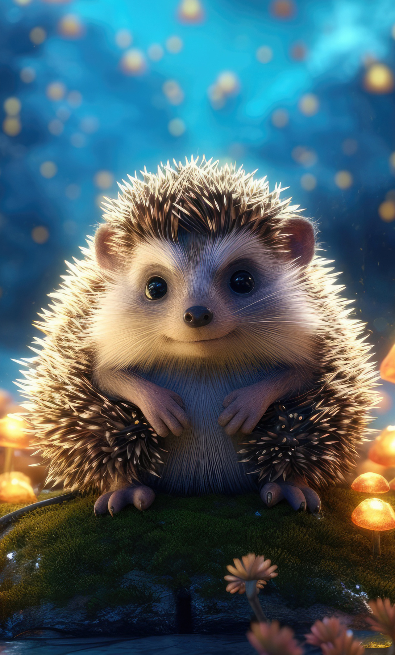 Hedgehog, Cute iPhone Backgrounds Wallpaper, 1280x2120 HD Phone