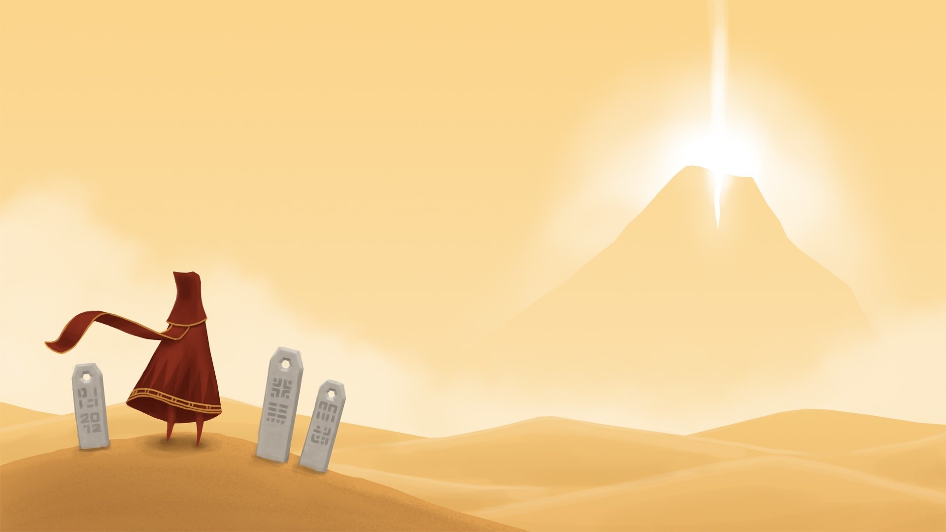Journey game, Stunning visuals, Enchanting ambiance, Artistic wallpaper, 1920x1080 Full HD Desktop