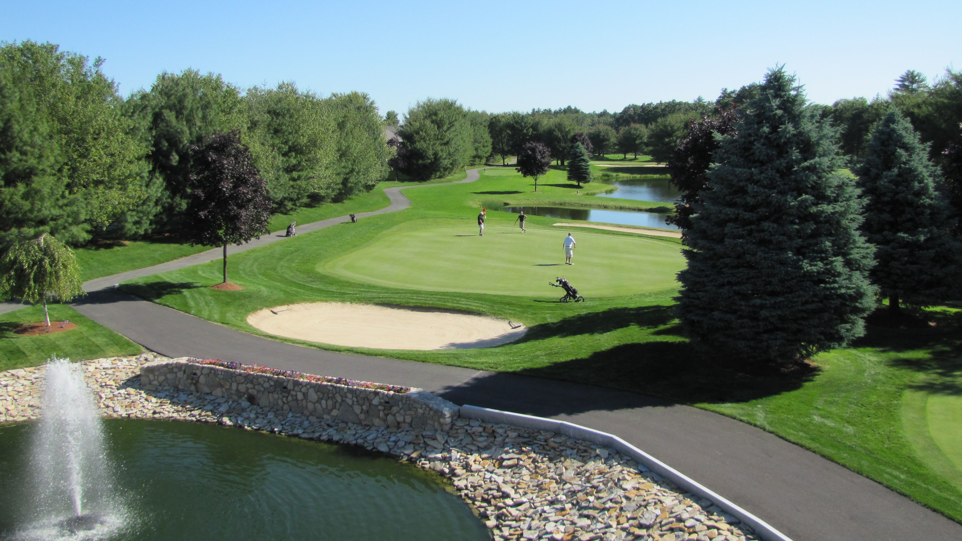 Tewksbury country club, Golf course at Tewksbury, Beautiful golf scenery, Golf club venue, 3840x2160 4K Desktop