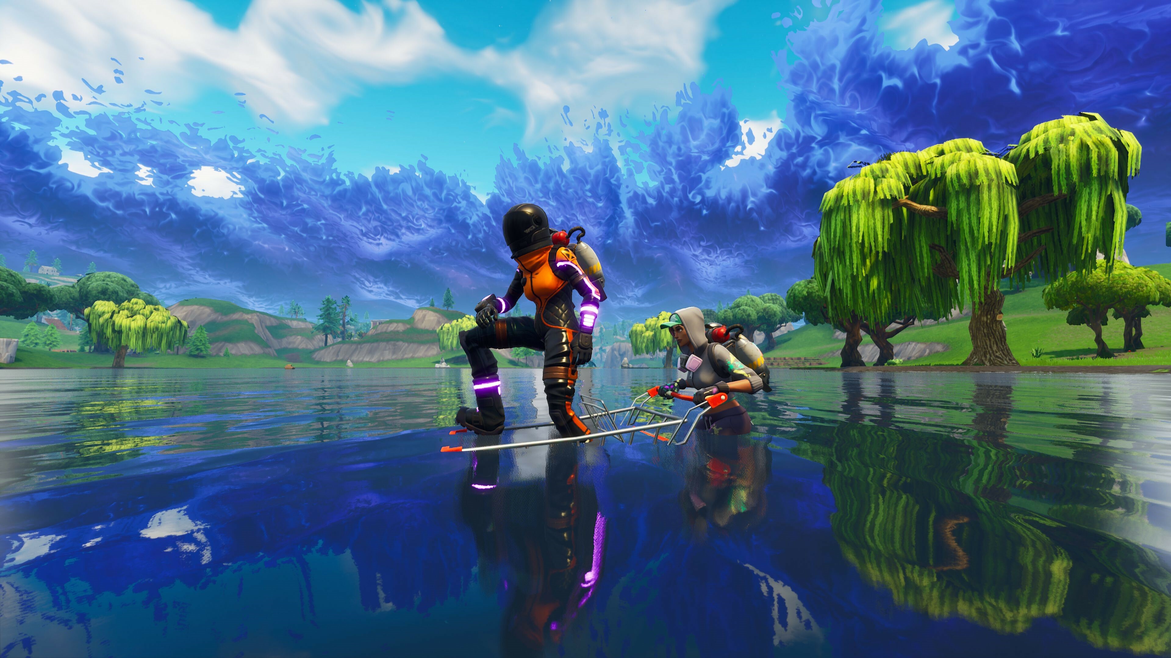 Fortnite Gaming, 4k wallpaper, High-resolution image, 3840x2160 4K Desktop