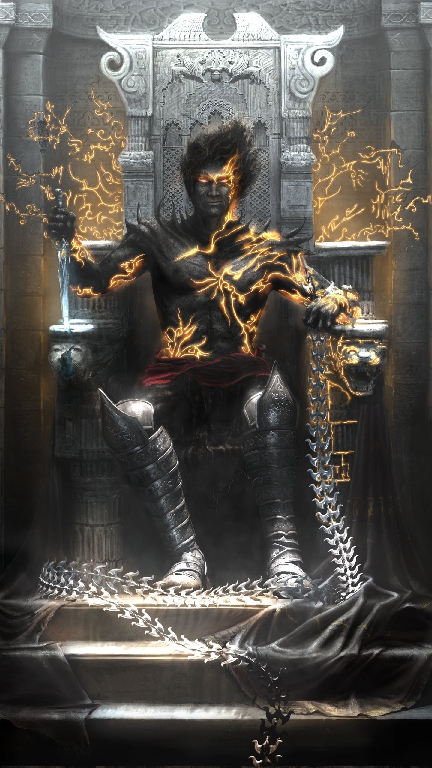 Dark Prince, Dagger of Time, Daggertail chain blade, HD Phone wallpaper