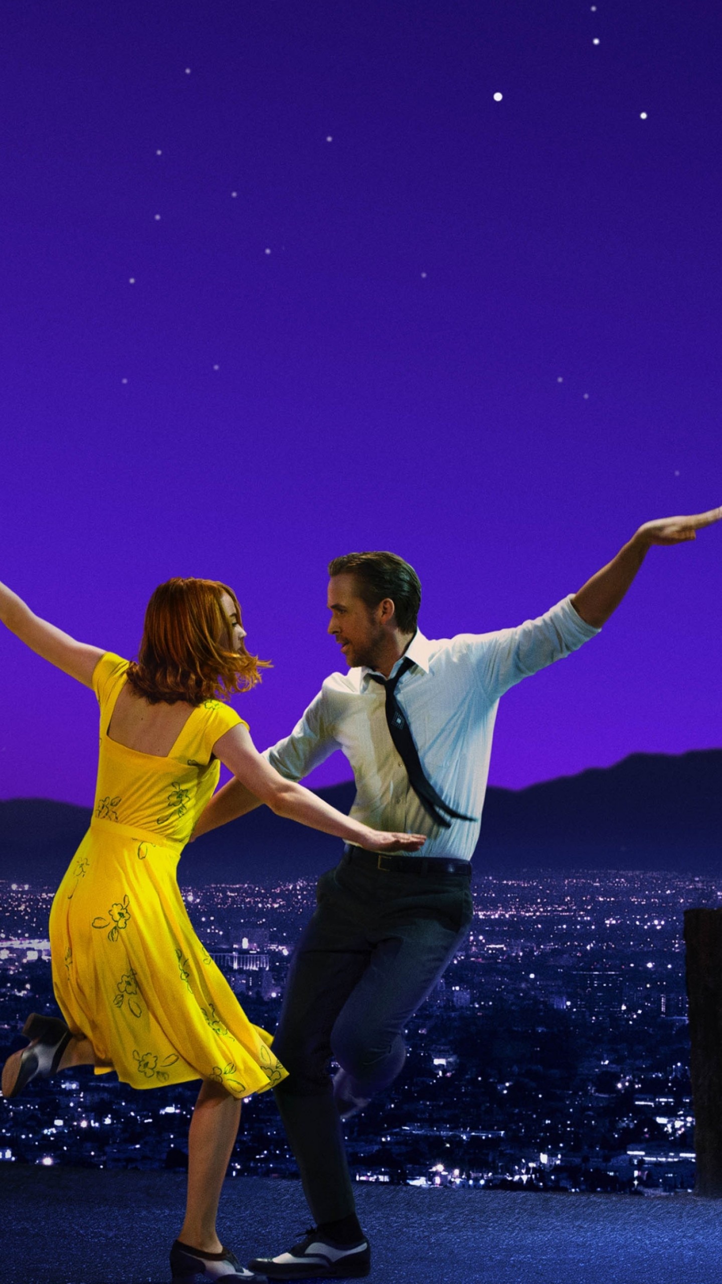 Ryan Gosling, La La Land, movies, dance, 1440x2560 HD Phone