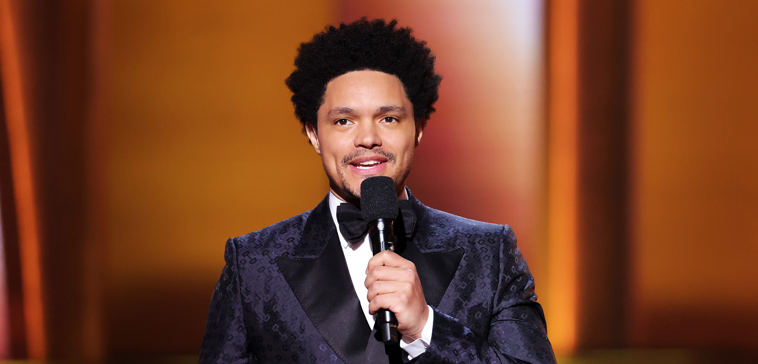 Trevor Noah, Oscars slap, Grammys opening, Subtle address, 2500x1200 Dual Screen Desktop