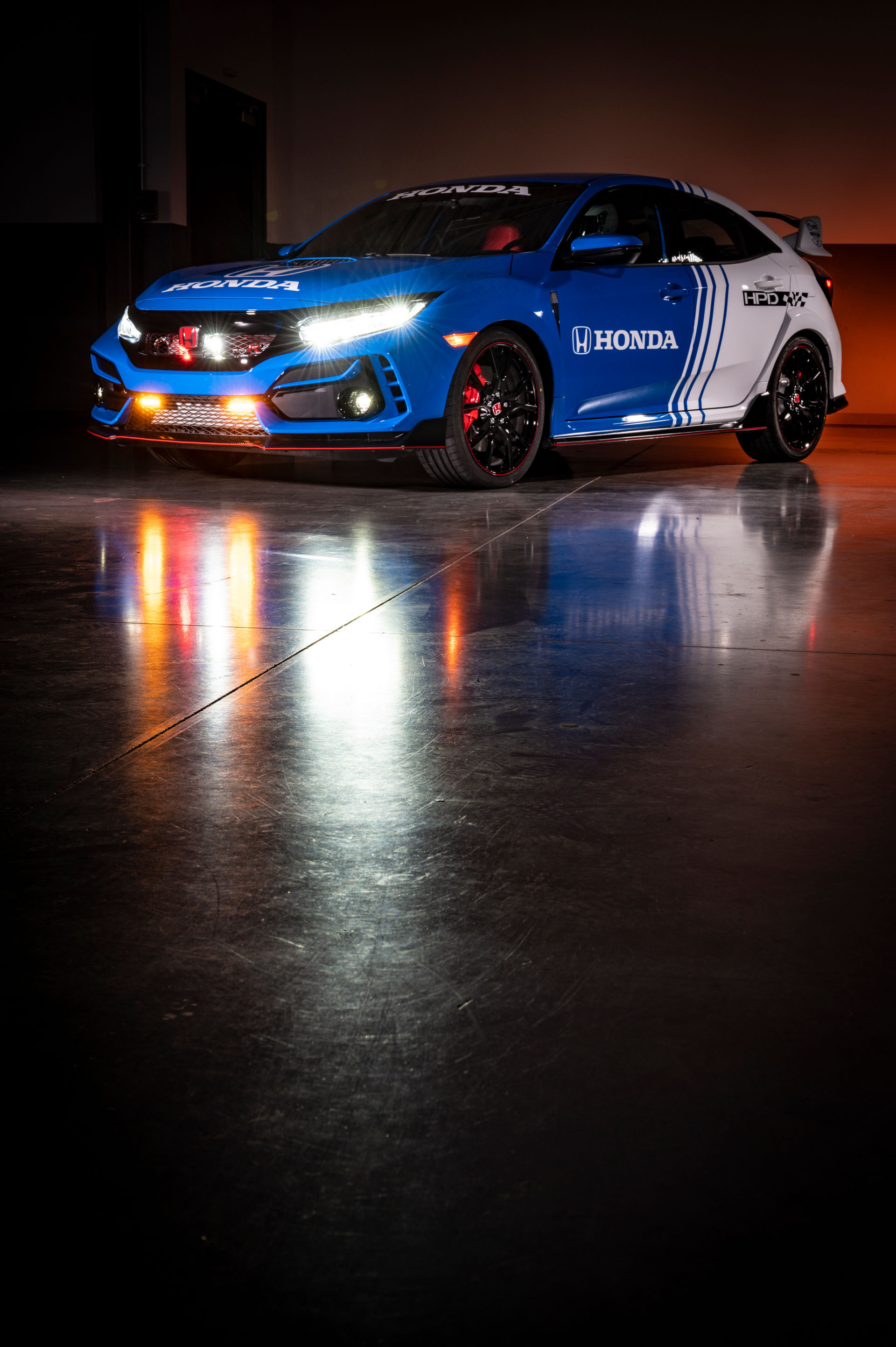 Honda, Civic Type R, Pace car, Front three-quarter, 1920x2890 HD Phone