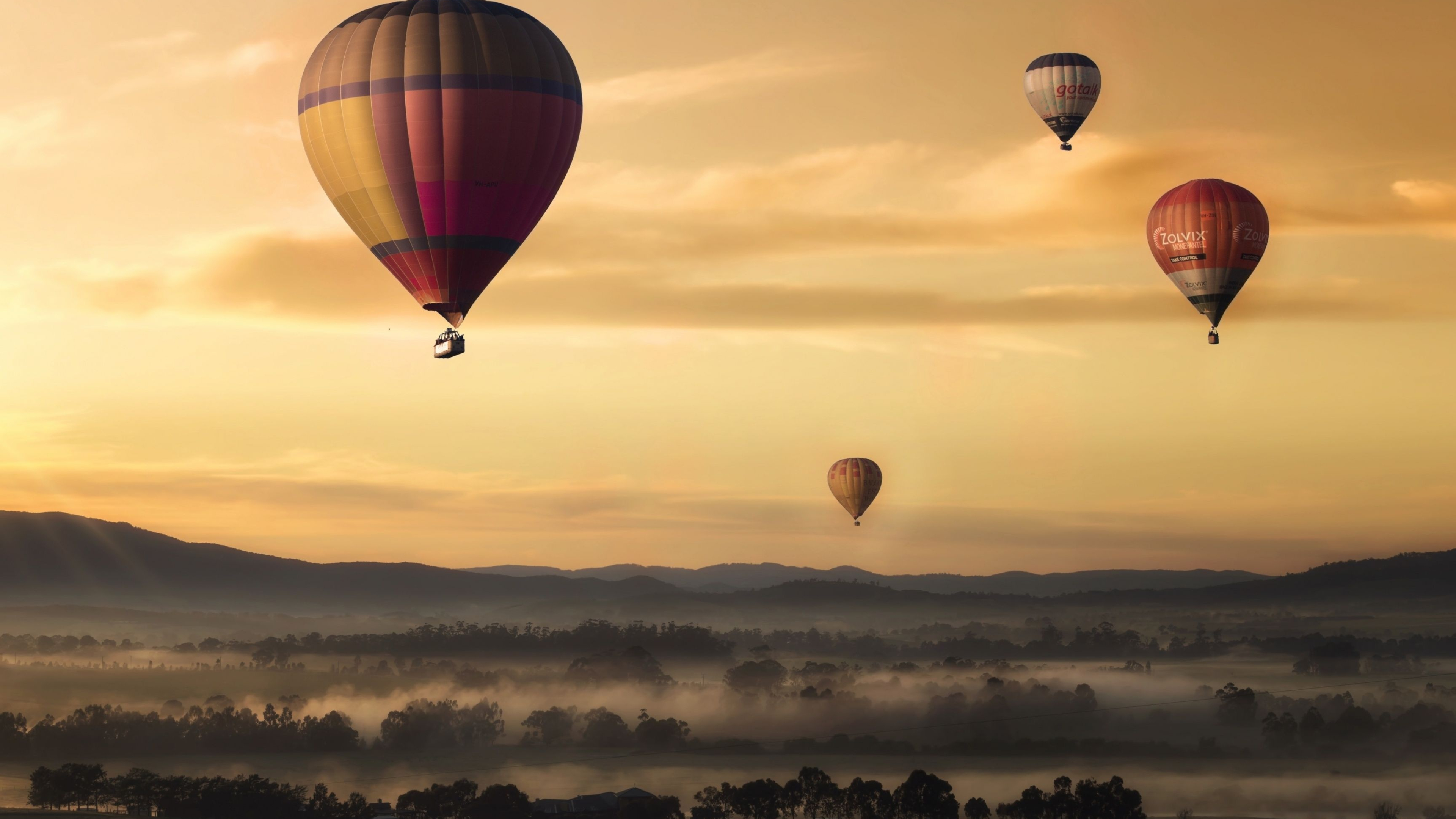 Air Sports, Air balloon, Desktop wallpapers, Sky photography, 3840x2160 4K Desktop