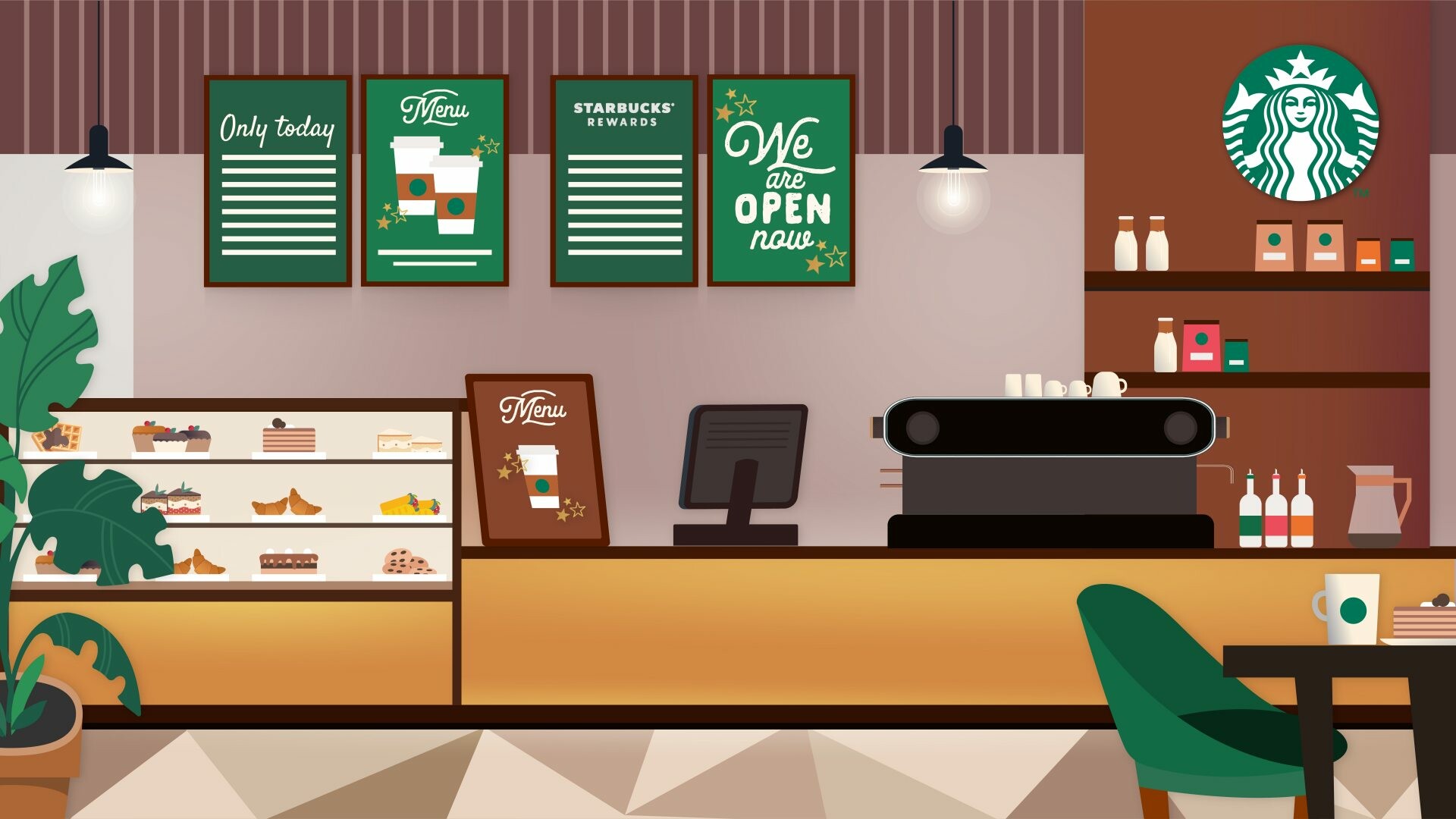 Starbucks, Starbucks coffee company, Wallpaper, 1920x1080 Full HD Desktop
