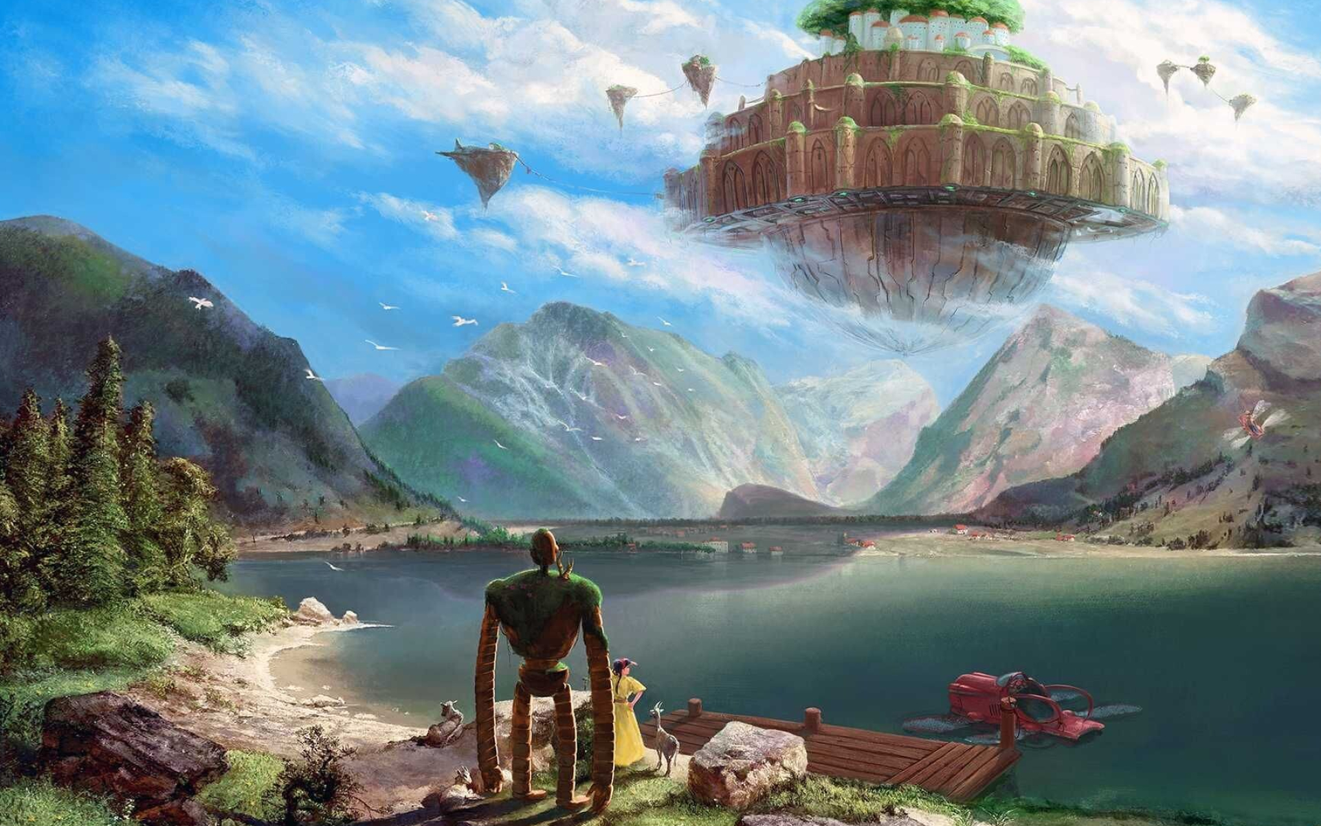 Laputa: Castle in the Sky, Studio Ghibli Wallpaper, 1930x1210 HD Desktop