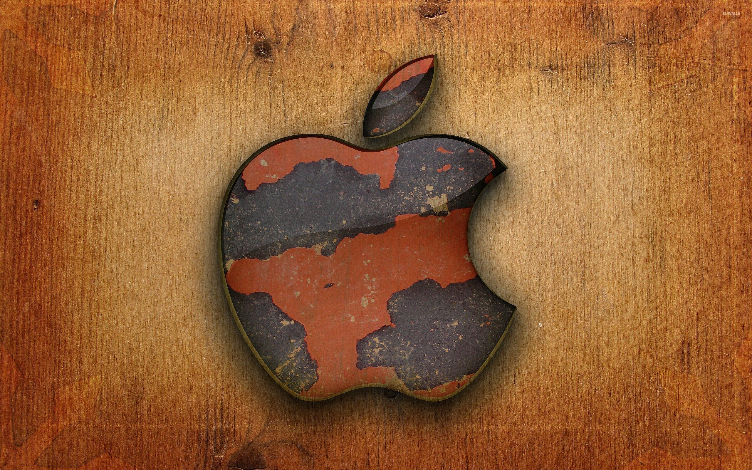 Grunge, Apple Logo Wallpaper, 2560x1600 HD Desktop