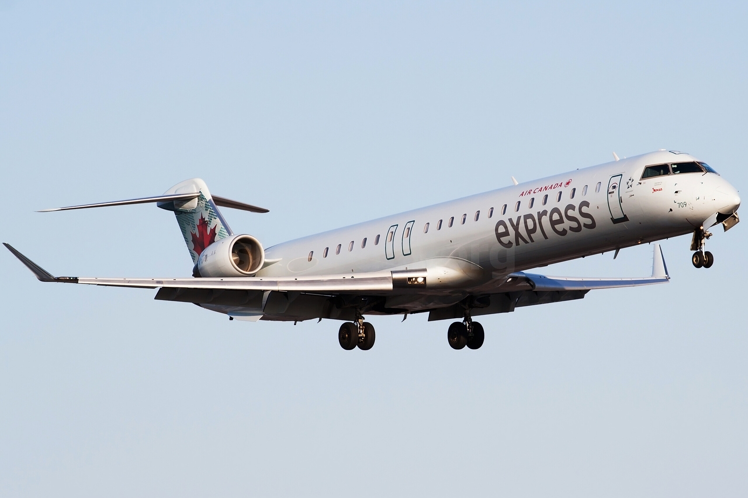 Bombardier CRJ 705, Travels, Airplane inside, Flight view, 2560x1710 HD Desktop