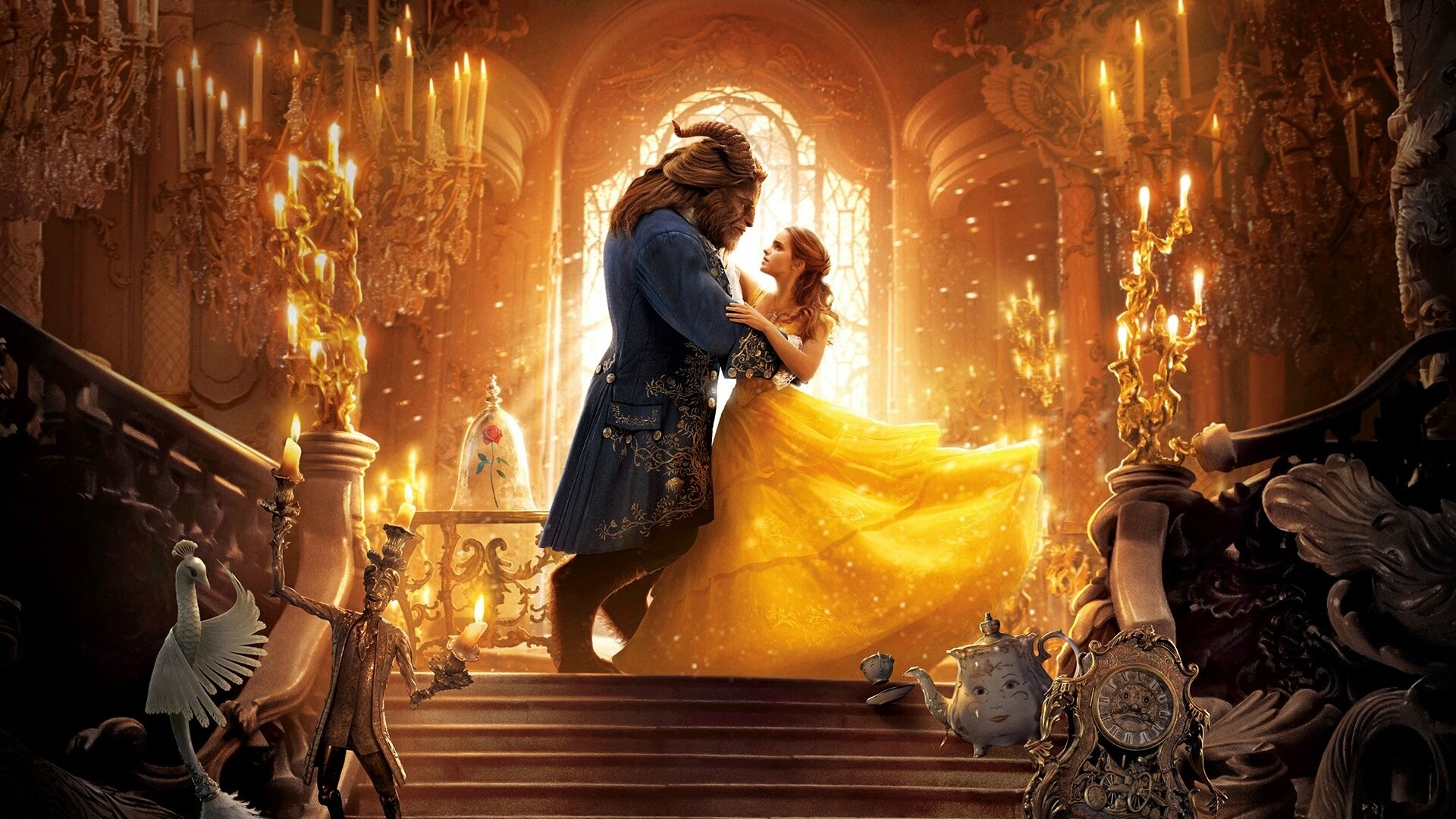 Beauty and the Beast, 2017 HD wallpapers, Enchanting tale, Film masterpiece, 1920x1080 Full HD Desktop