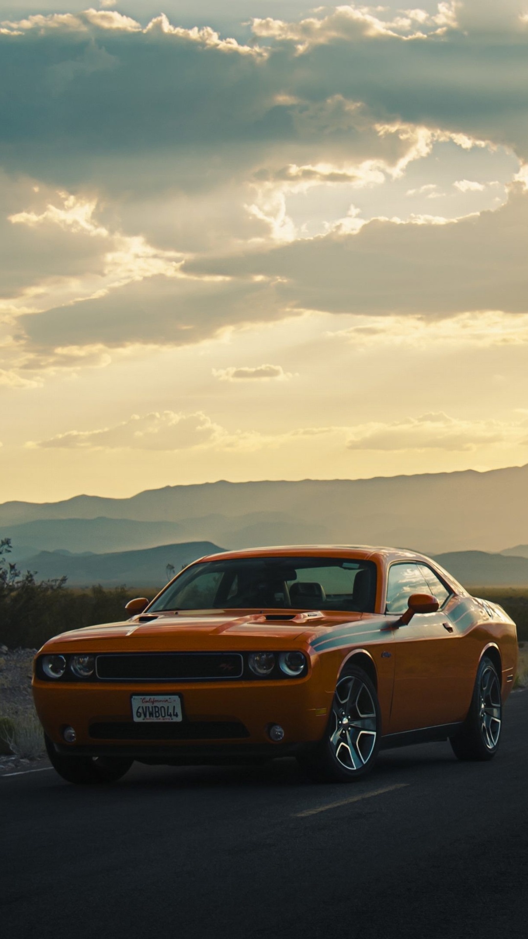 Dodge Challenger, Superior performance, Automotive excellence, Sleek design, 1080x1920 Full HD Phone