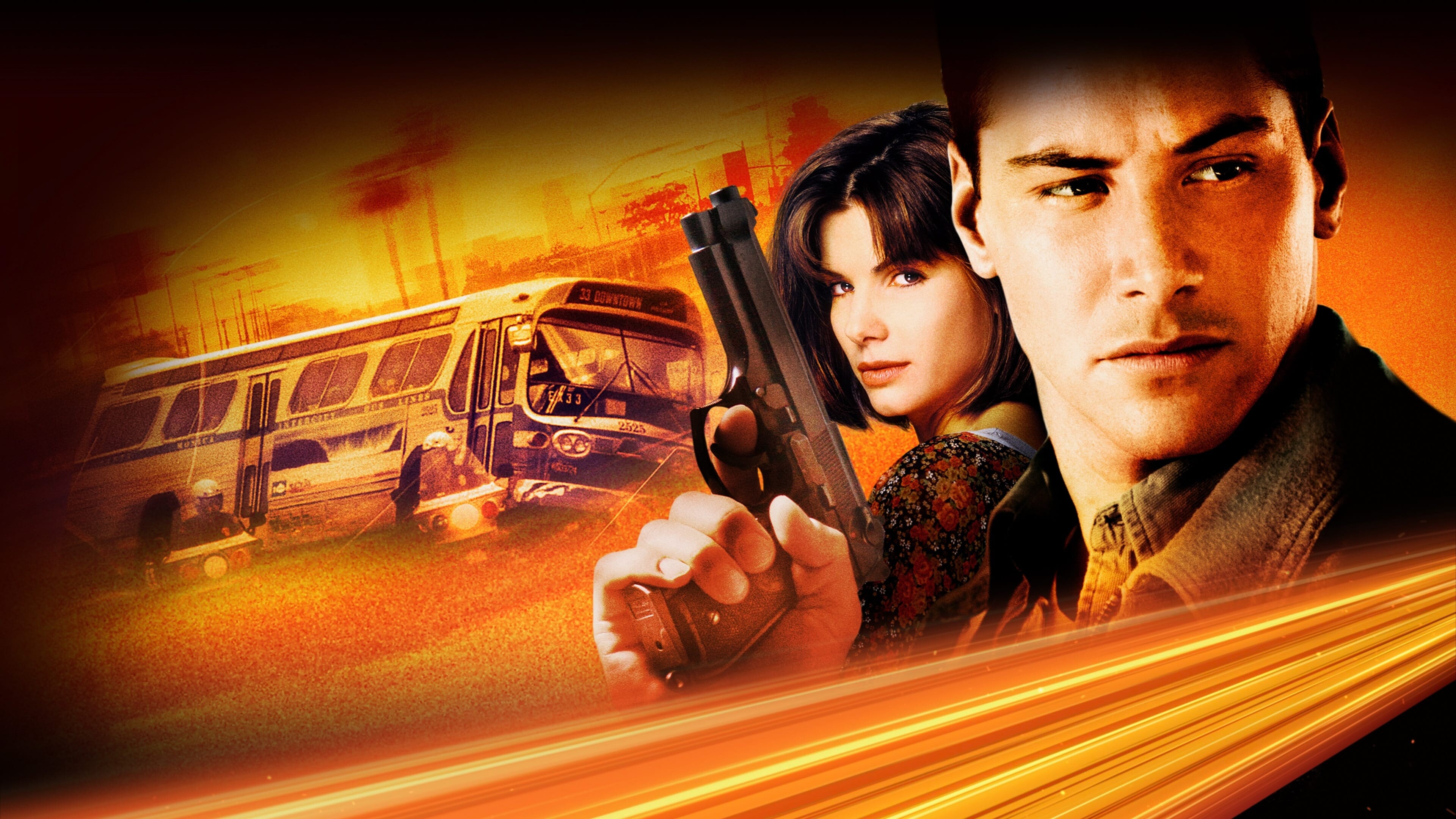 Speed 1994 poster, Eye-catching graphics, Captivating imagery, Impressive composition, 3840x2160 4K Desktop