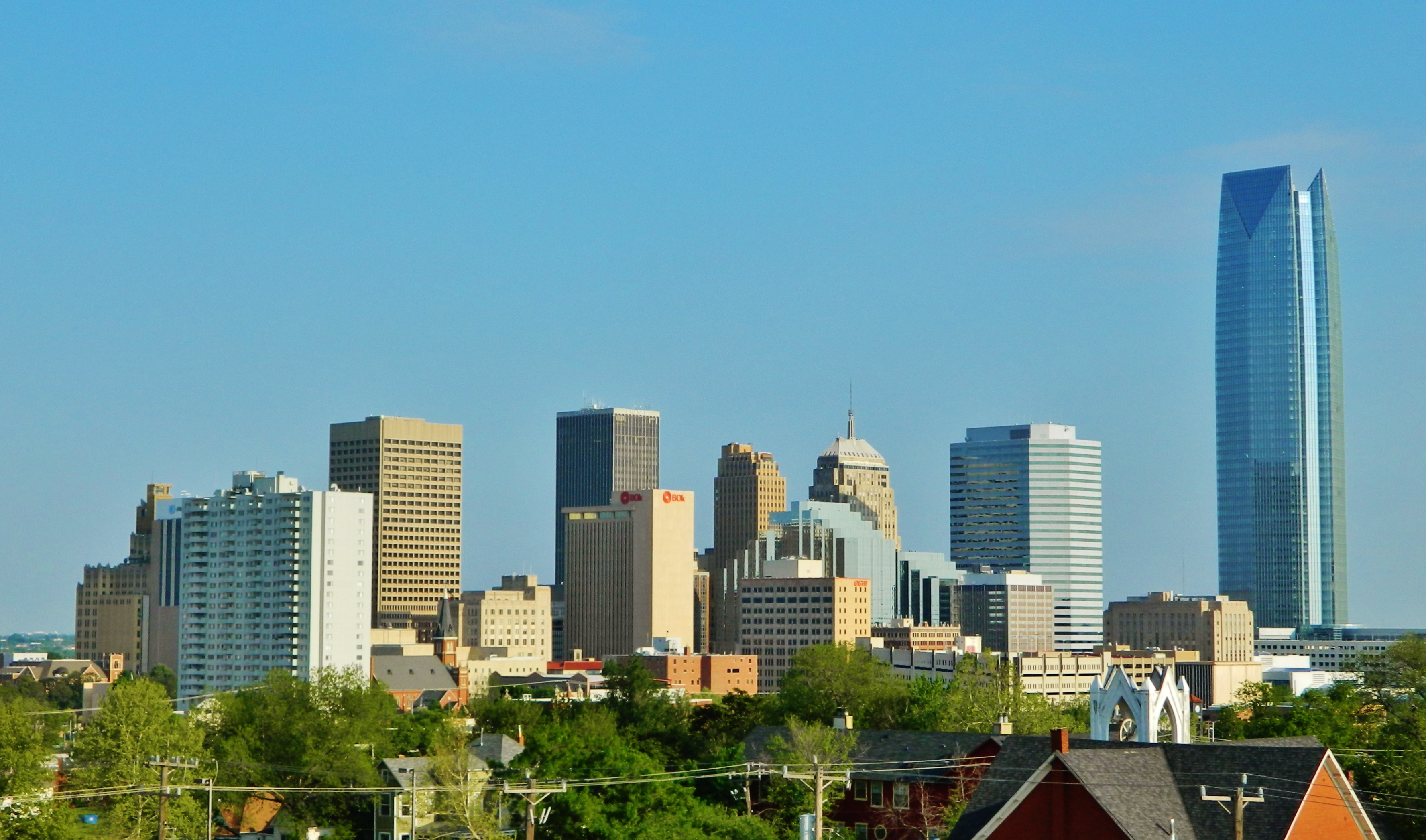 Oklahoma City Skyline, Wallpaper Oklahoma City, Oklahoma City OK, 43 wallpaper, 3560x2100 HD Desktop