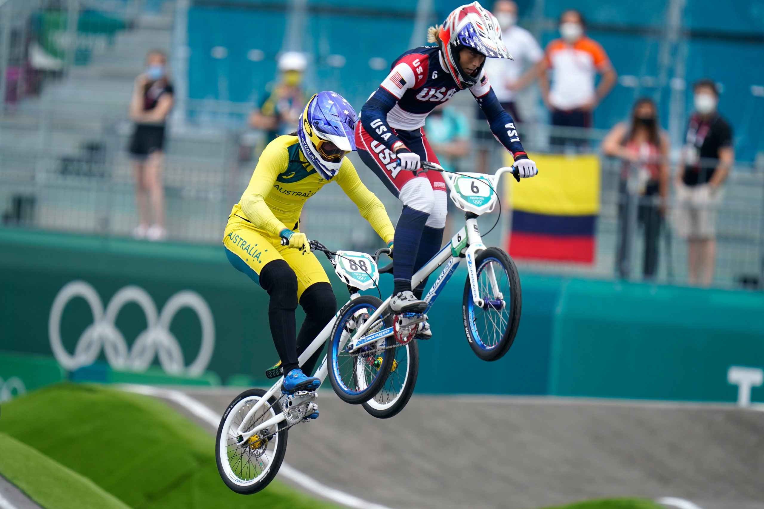 Cycling BMX Racing, Aussie cycling stars, Feel good story, Crashing down, 2560x1710 HD Desktop